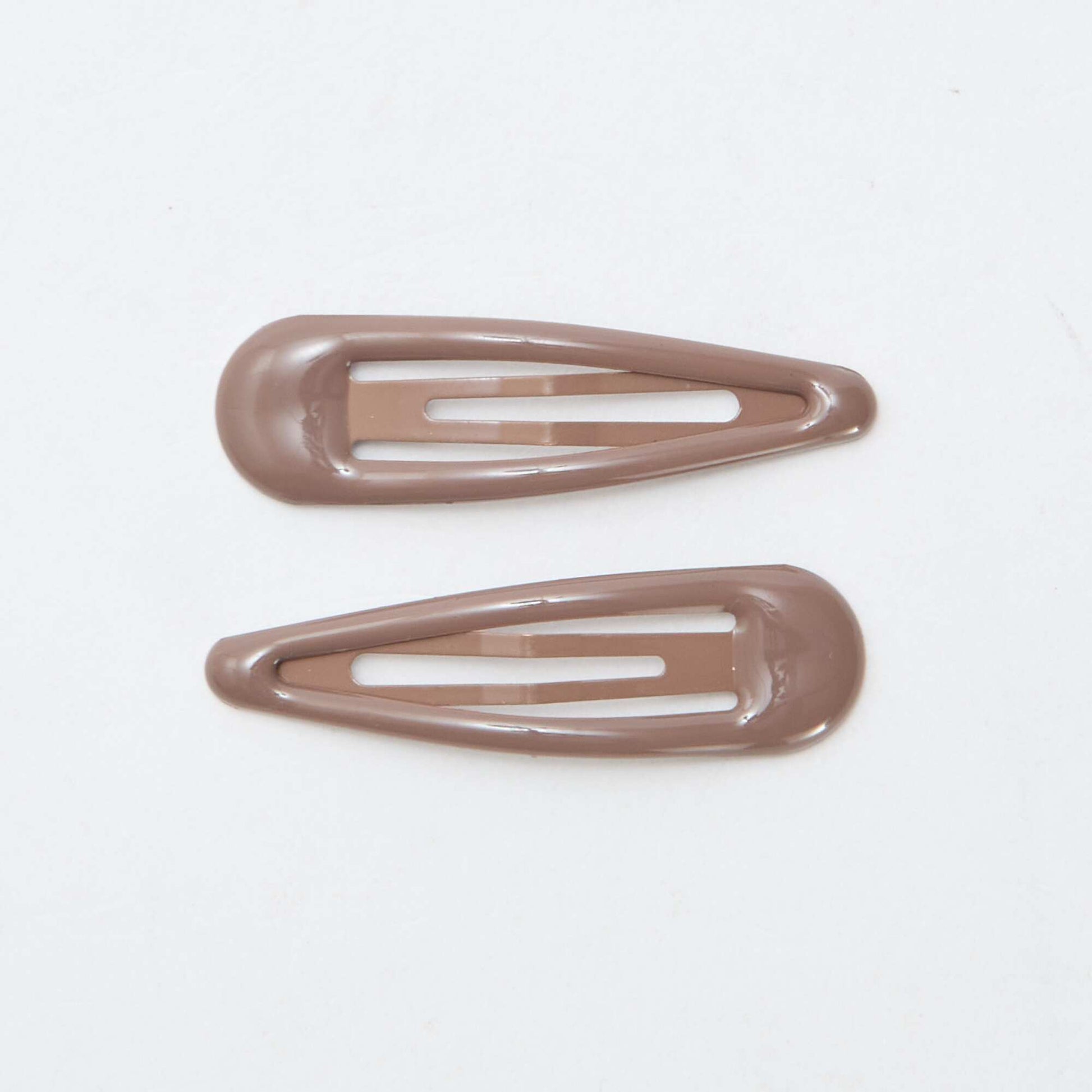Pack de 6 pinzas clip MARRON