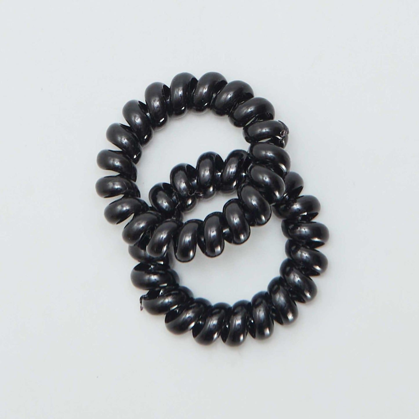 Pack de 6 gomas de espiral NEGRO