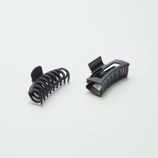 Pack de 2 pinzas grandes NEGRO