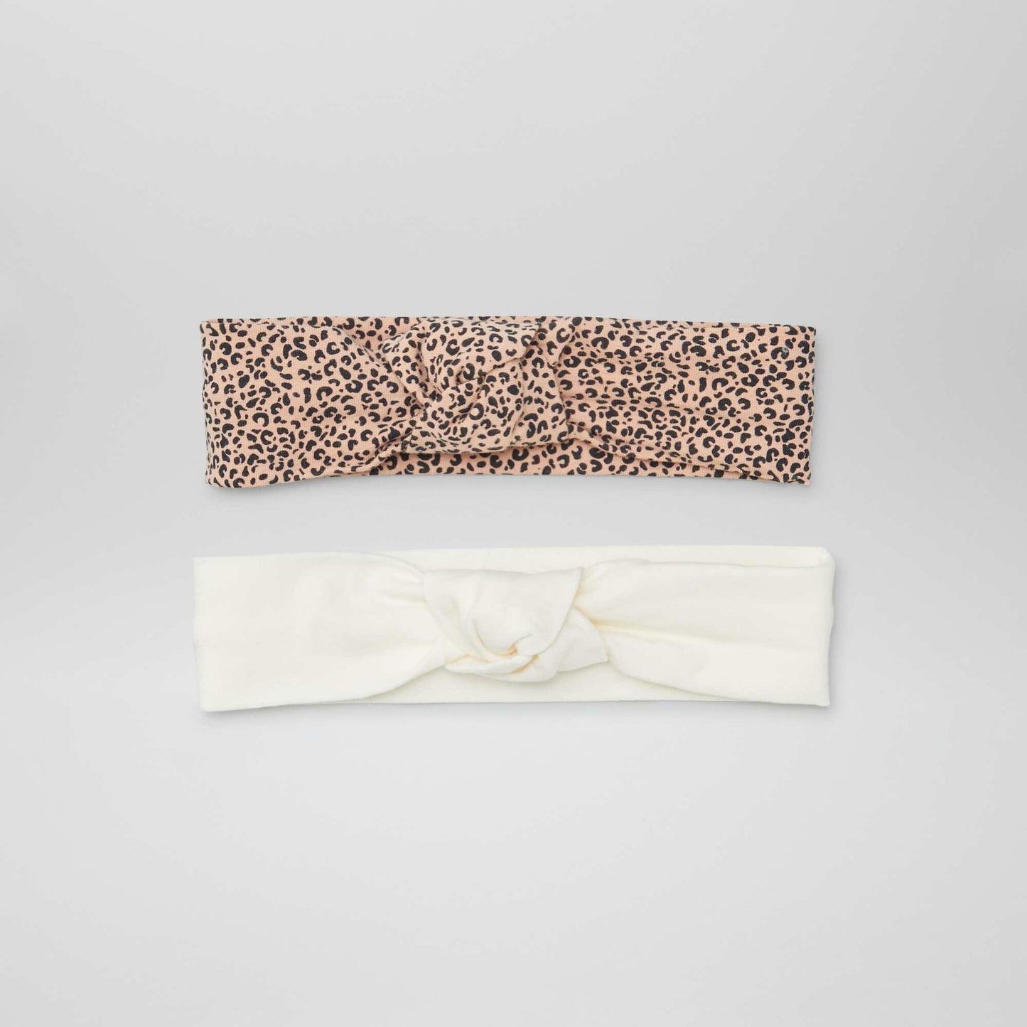 Pack de 2 diademas con lazo BEIGE