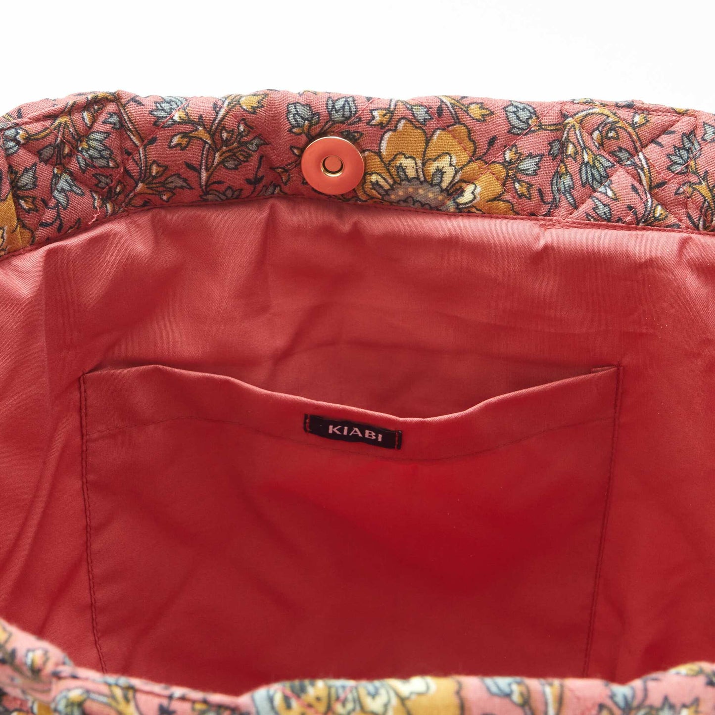 Bolso shopper acolchado estampado ROSA