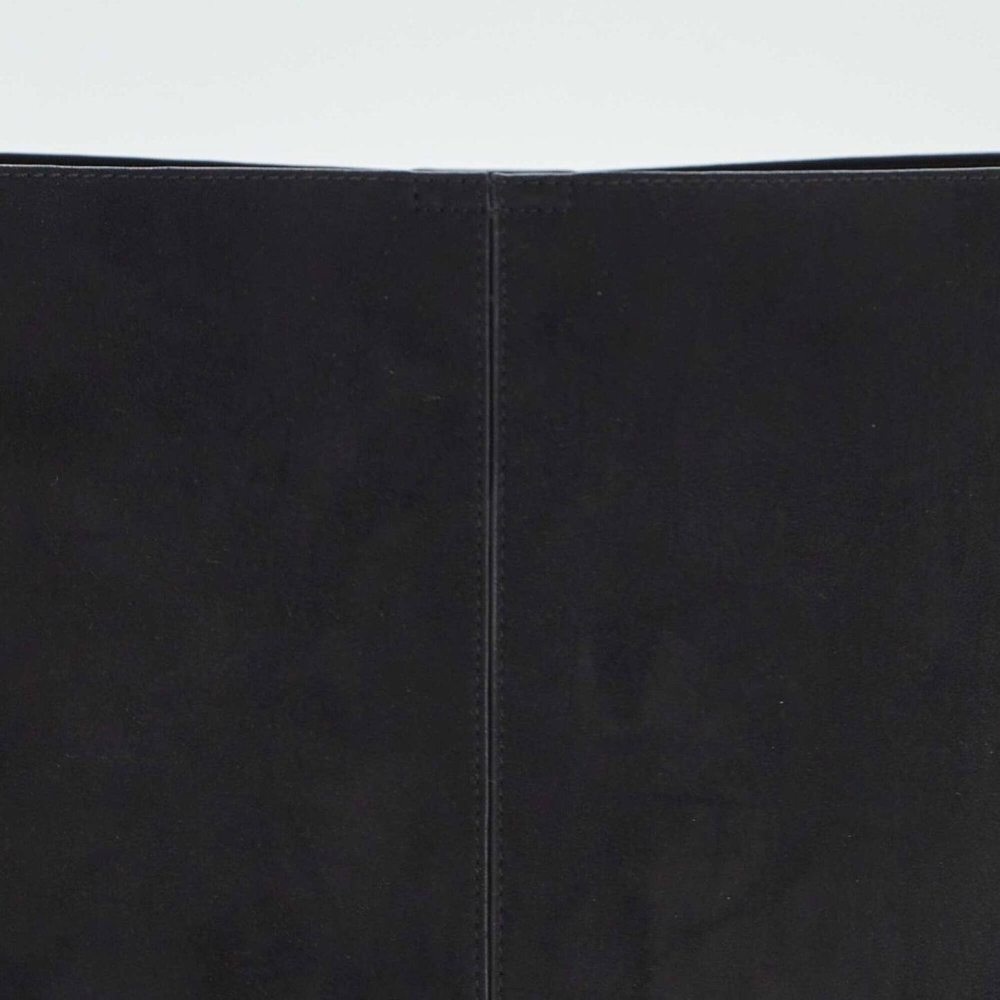 Bolso bombonera de dos materiales NEGRO