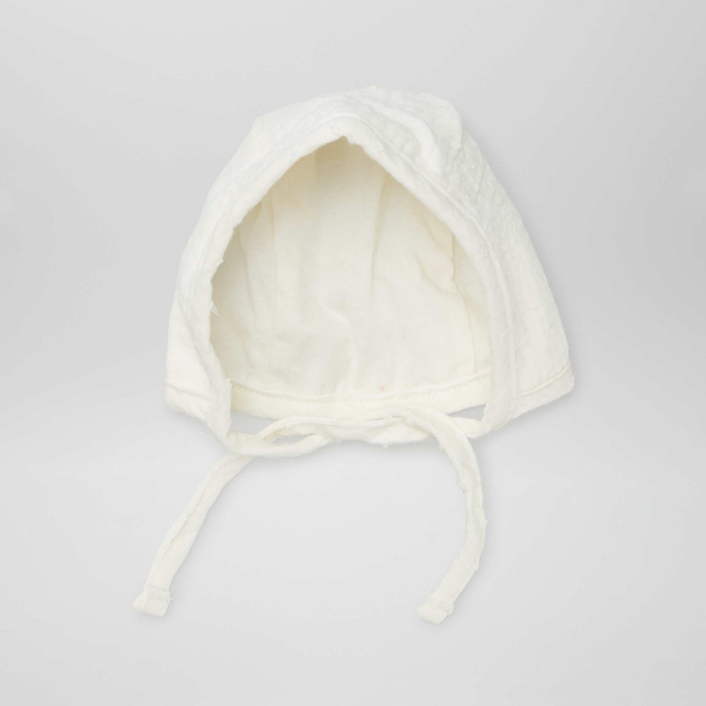 Gorro de gasa de algodón para bebé BEIGE