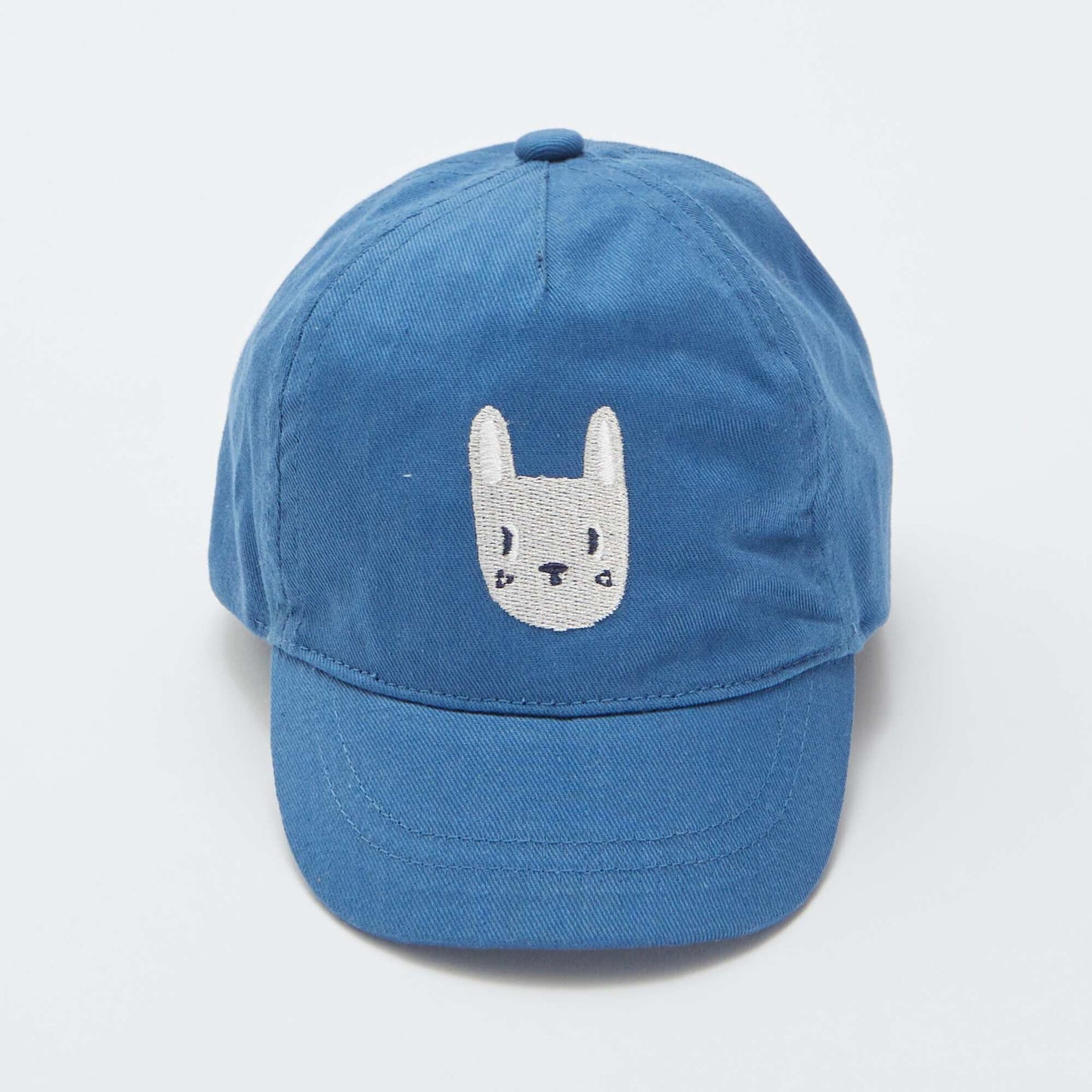 Gorra de béisbol con motivo de conejo AZUL