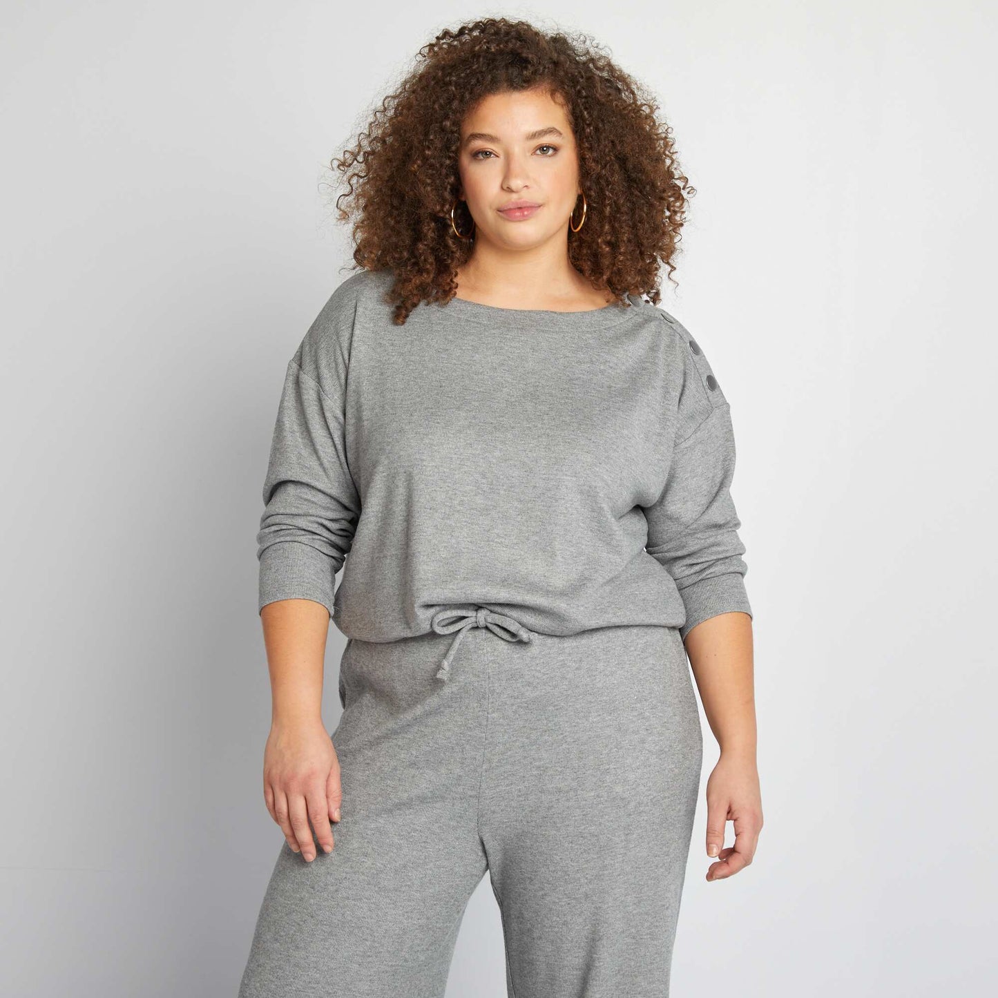 Camiseta de punto GRIS