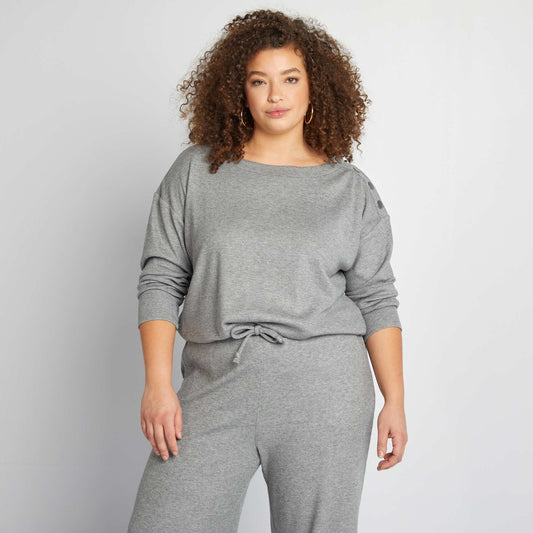 Camiseta de punto GRIS