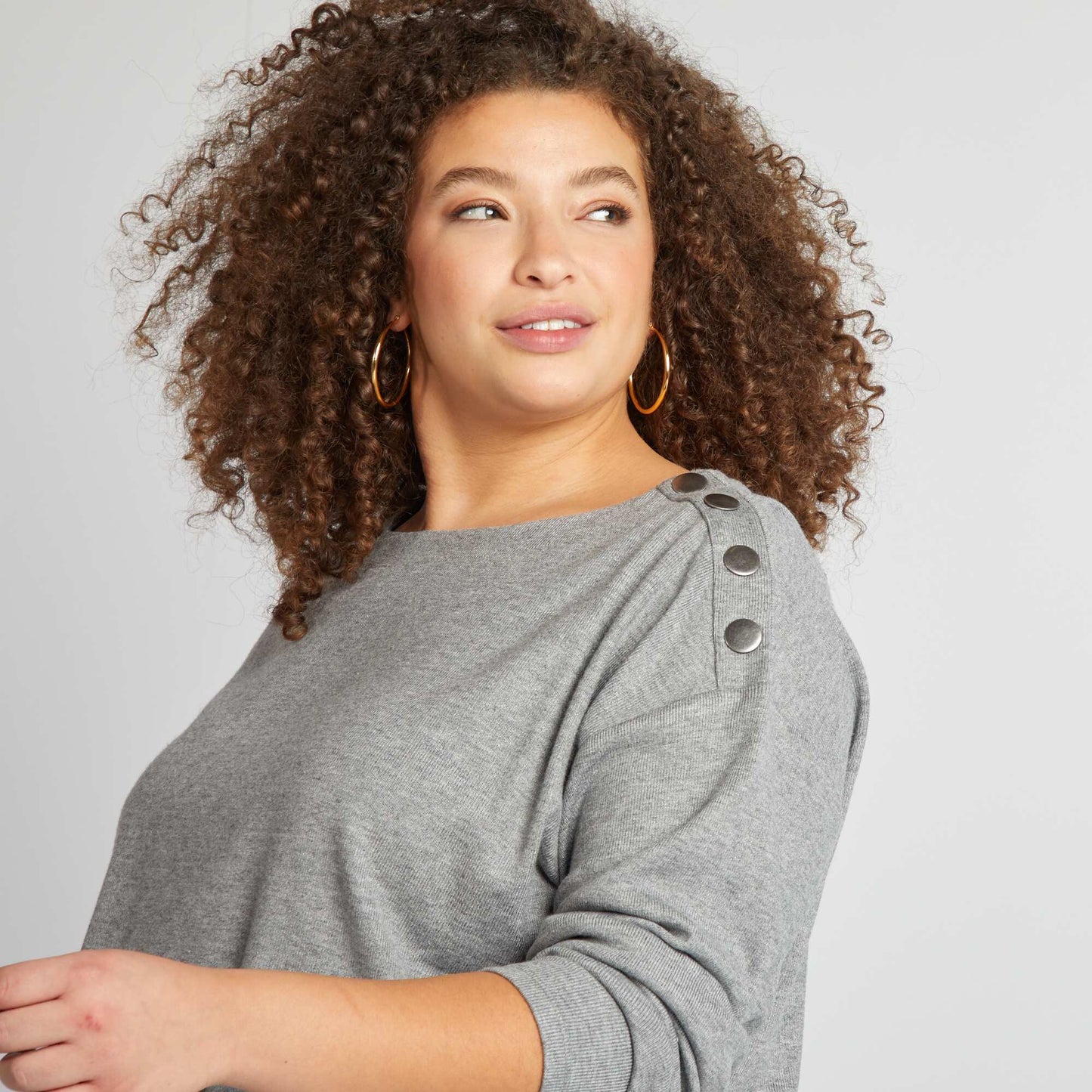 Camiseta de punto GRIS