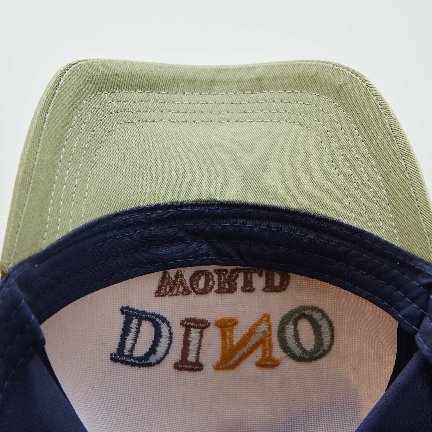 Gorra de lona bordada BEIGE