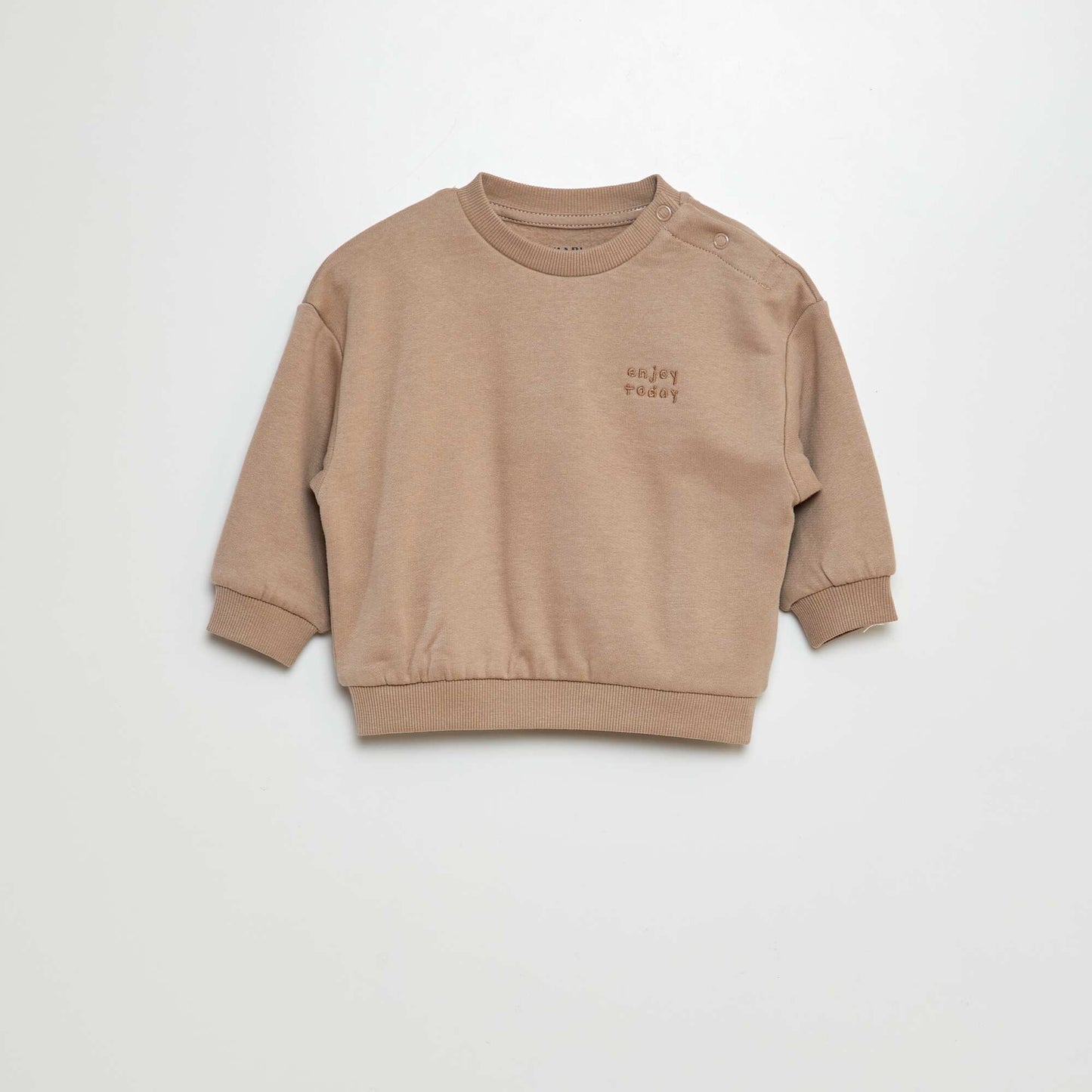 Buzo de chándal lisa BEIGE