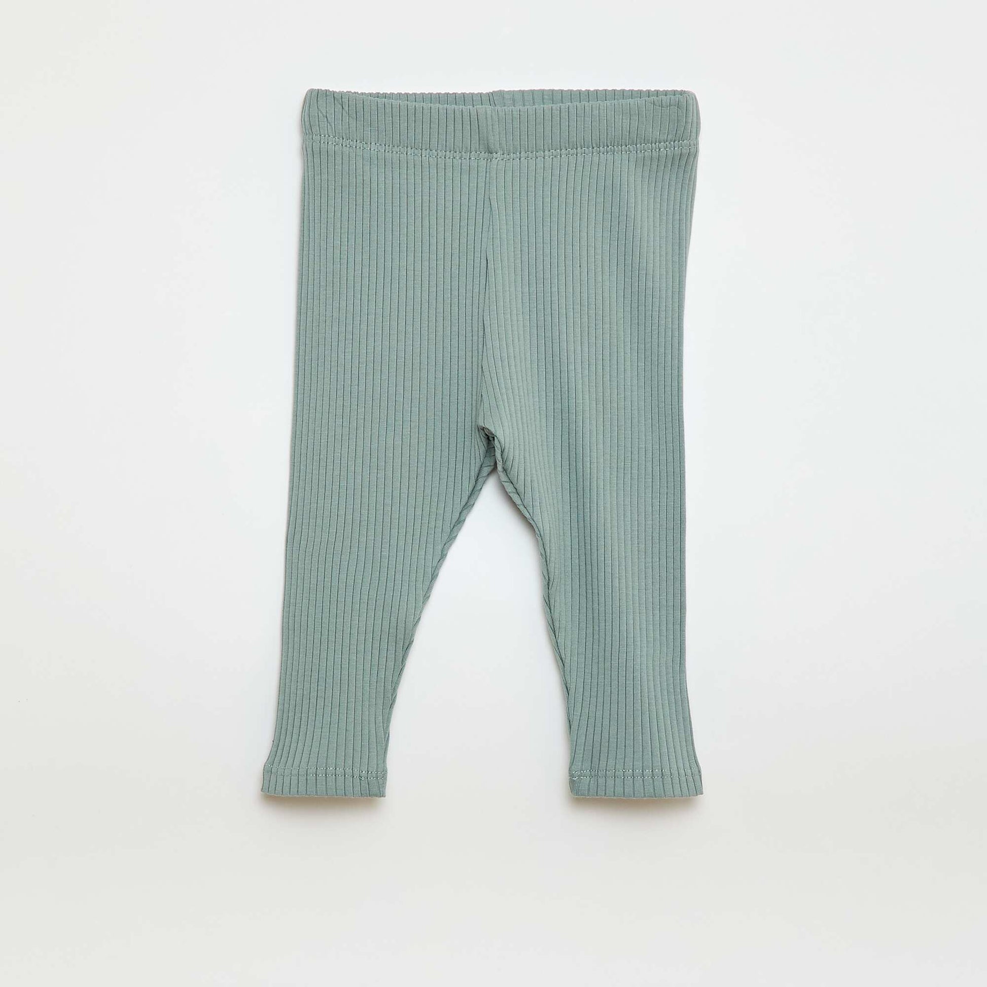 Pack de 2 leggings de canalé BEIGE