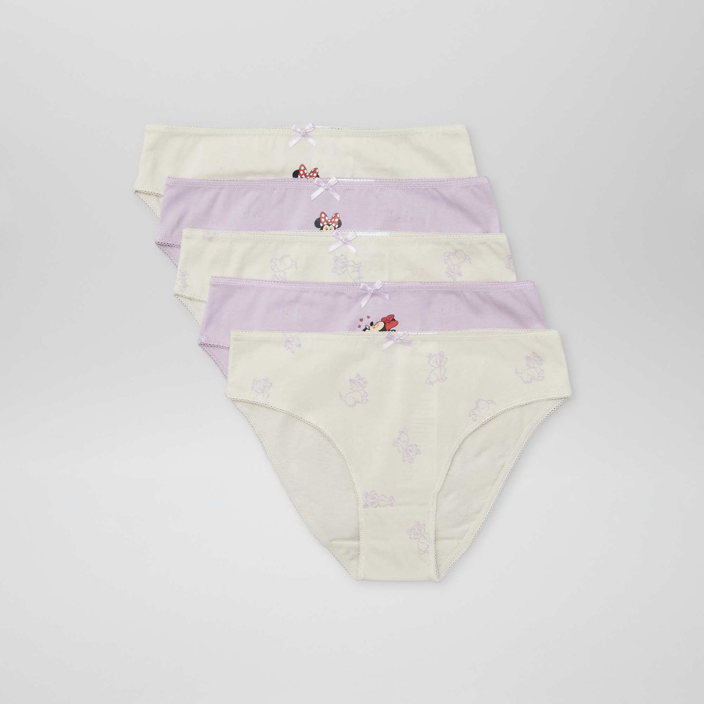 Pack de 5 braguitas 'Disney' PURPURA
