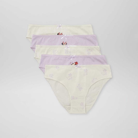 Pack de 5 braguitas 'Disney' PURPURA