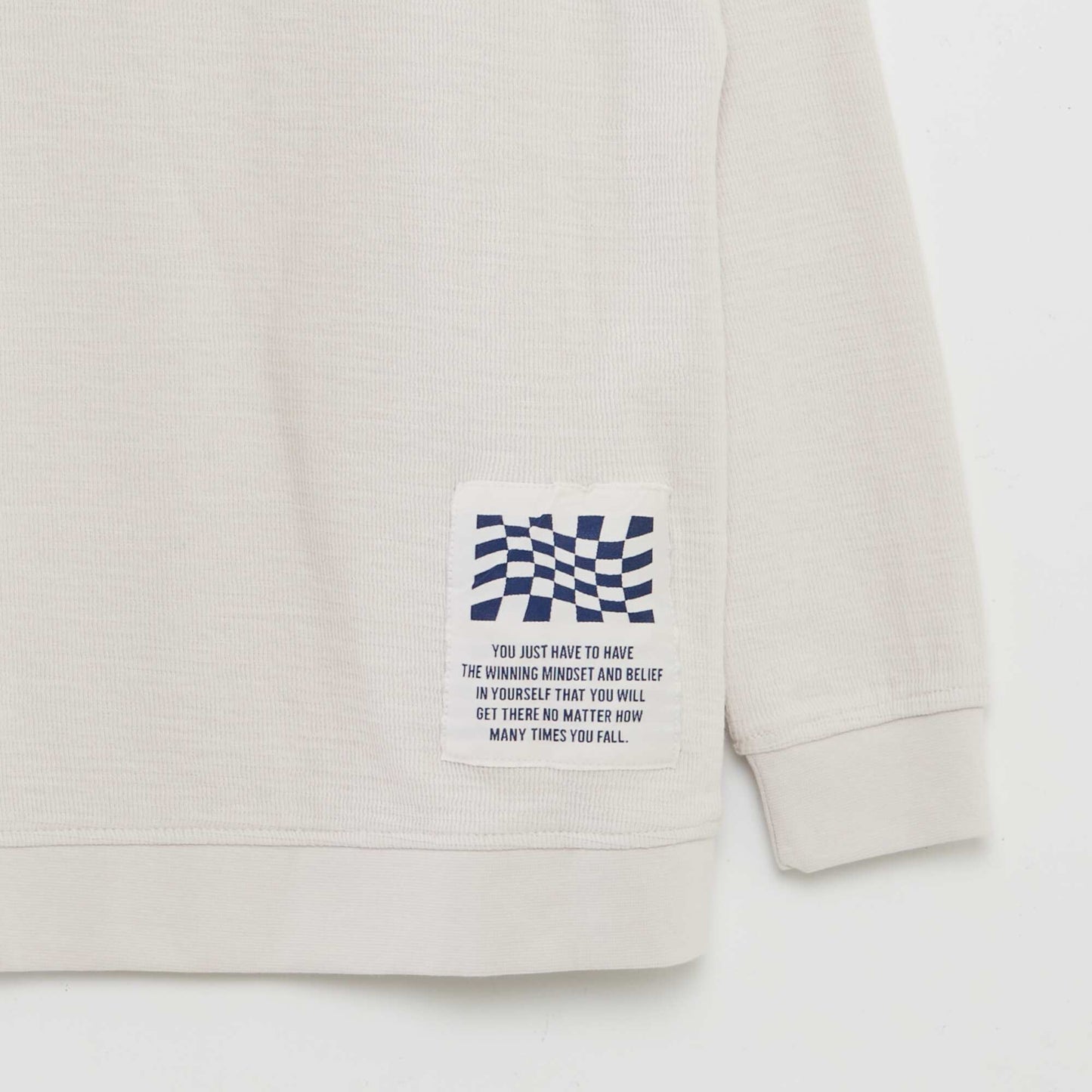 Camiseta tipo buzo BLANCO