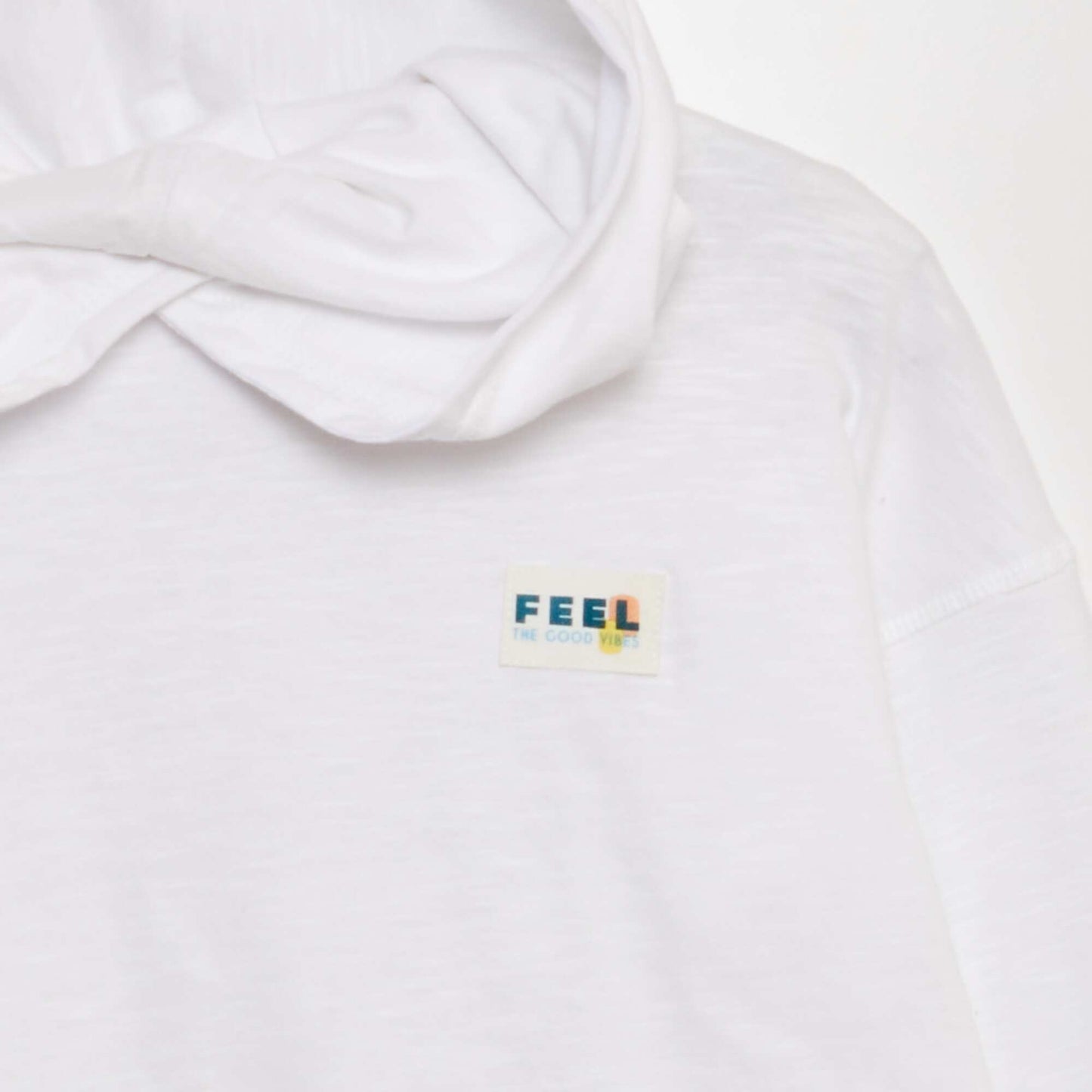 Camiseta con capucha BLANCO