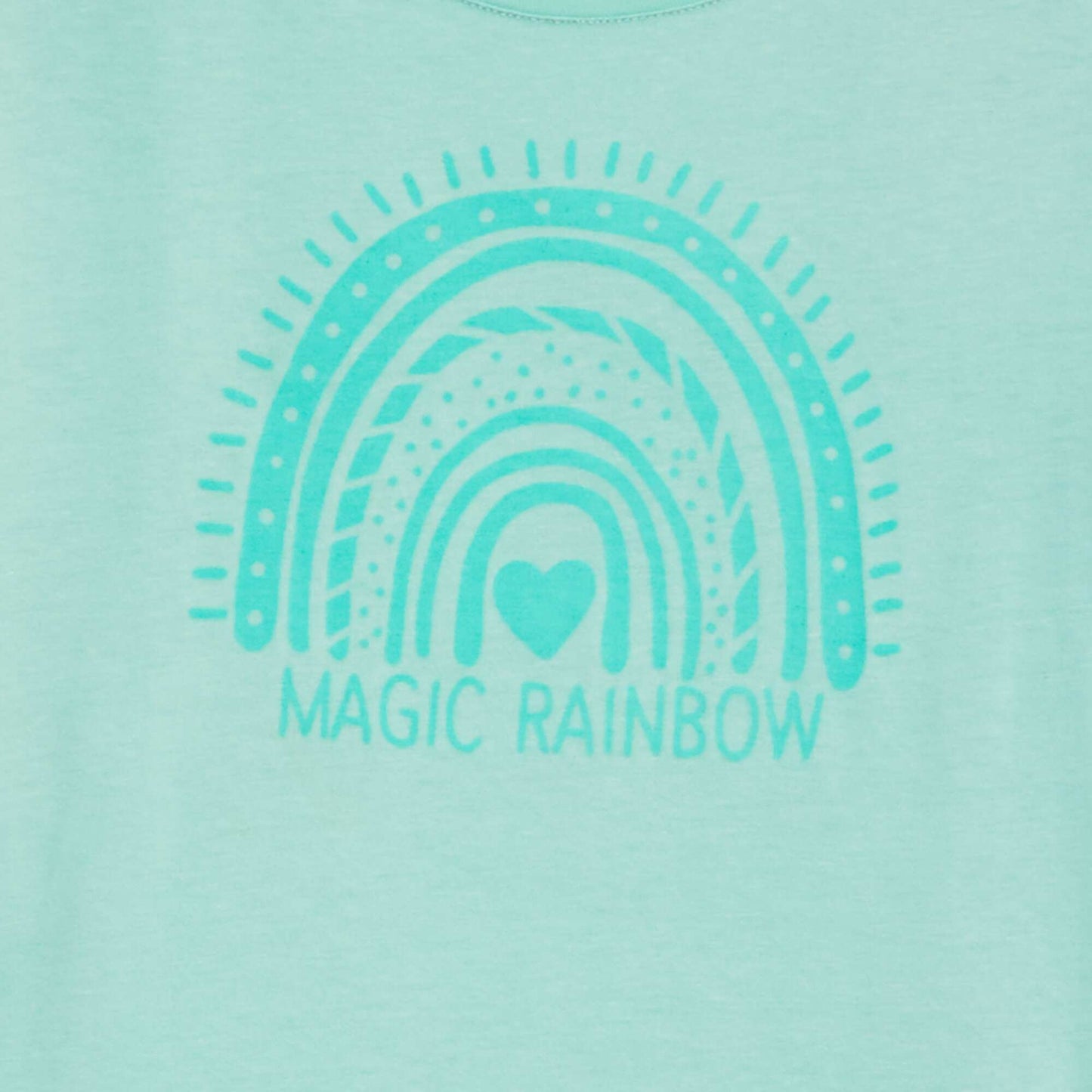 Camiseta de punto estampada VERDE