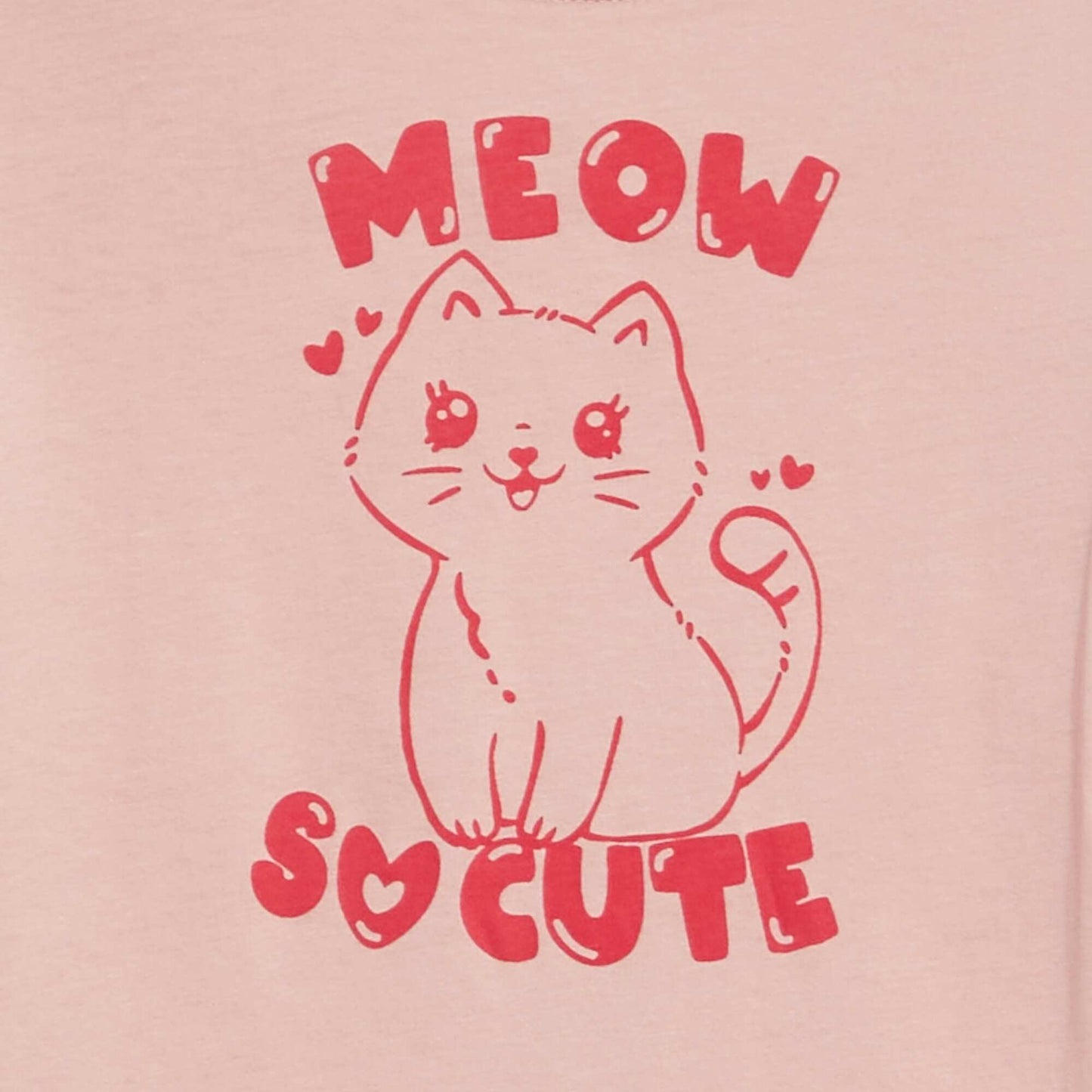 Camiseta de punto estampada ROSA