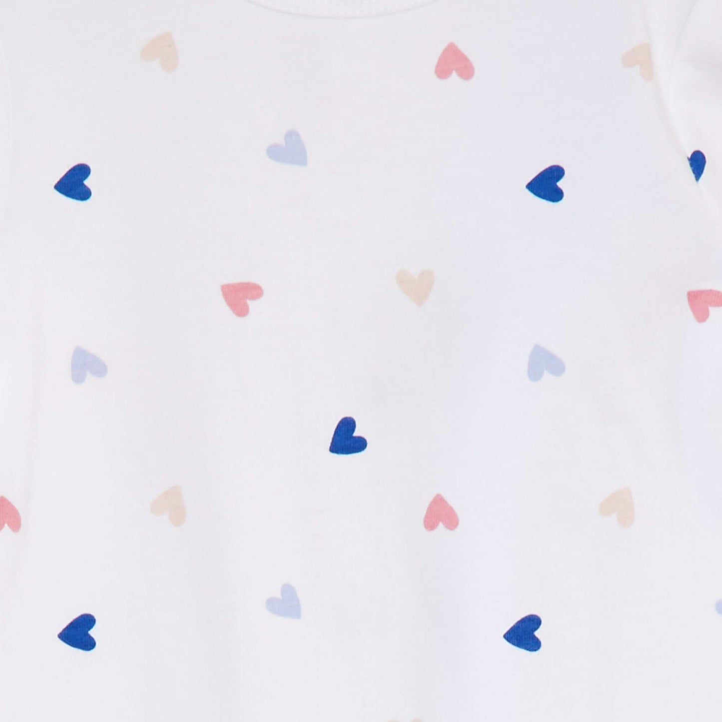 Pijama con pies estampado BLANCO