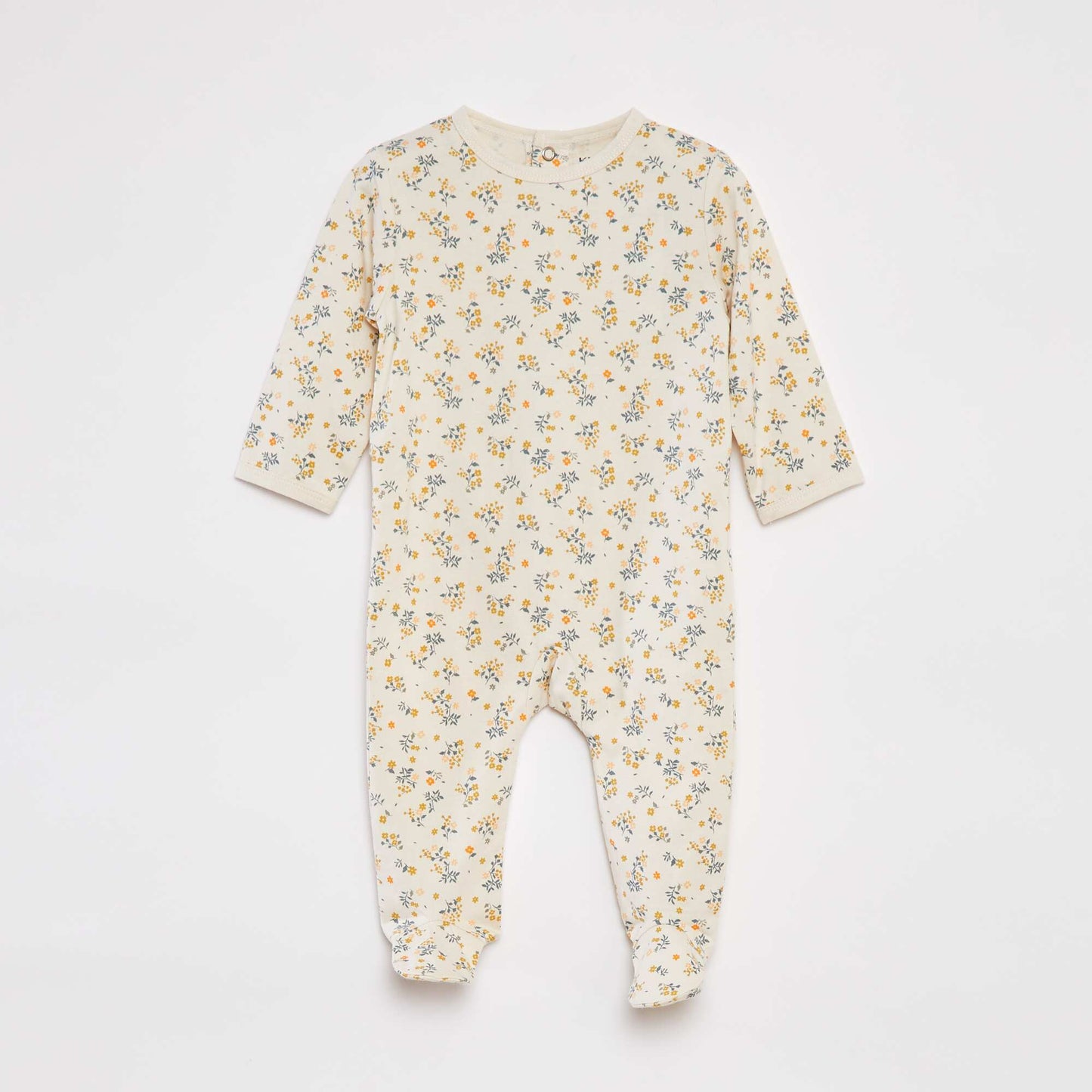 Pijama con pies estampado BLANCO