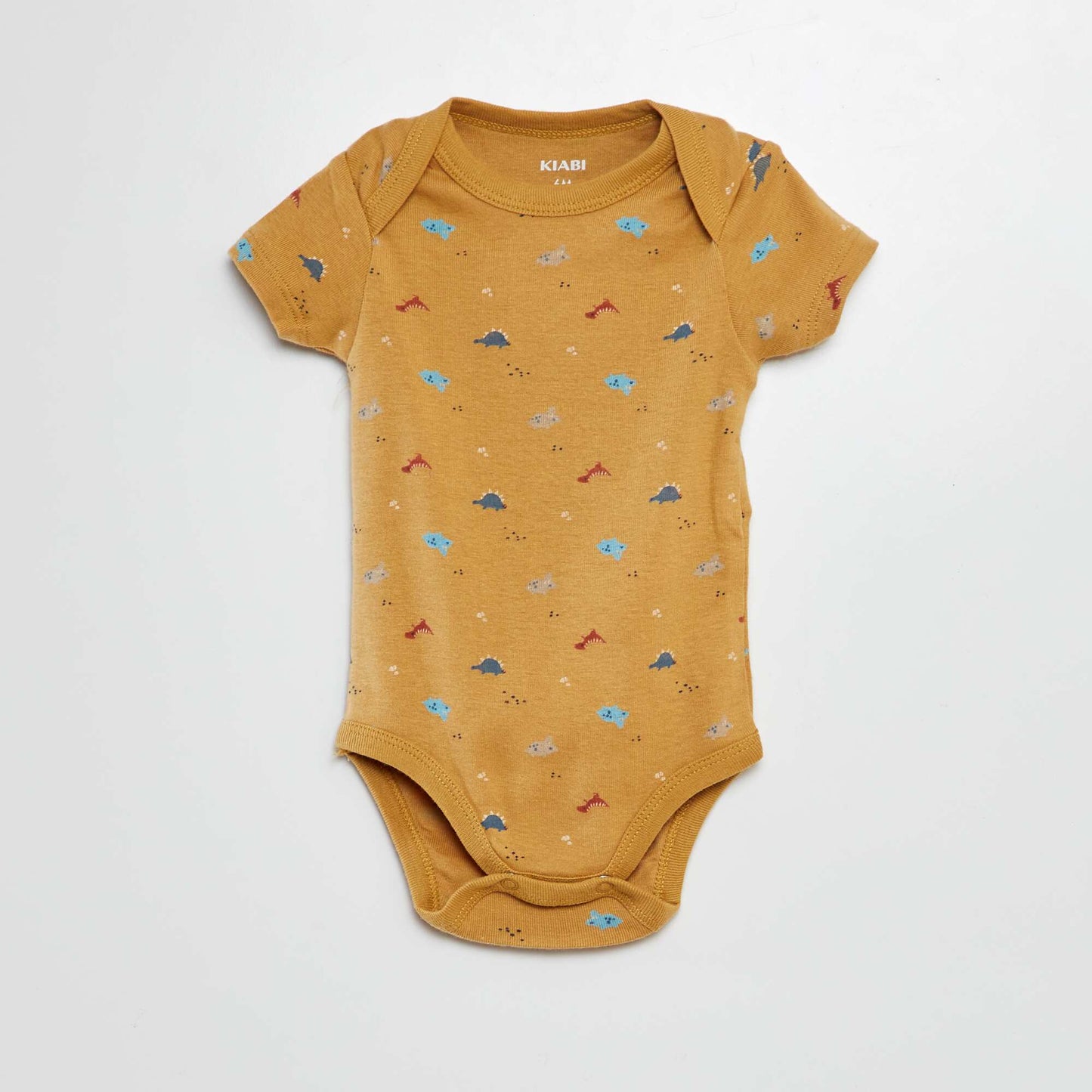 Bodies estampados de algodón - pack de 3 MARRON