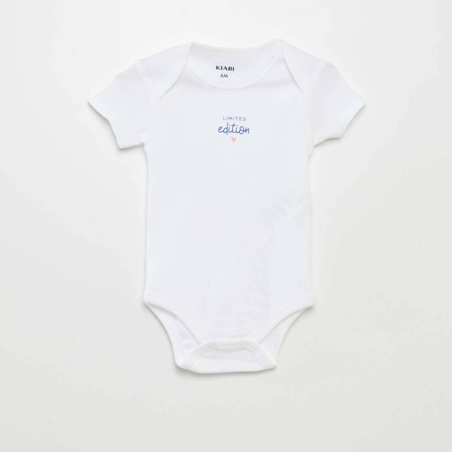 Bodies estampados de algodón - pack de 3 BLANCO