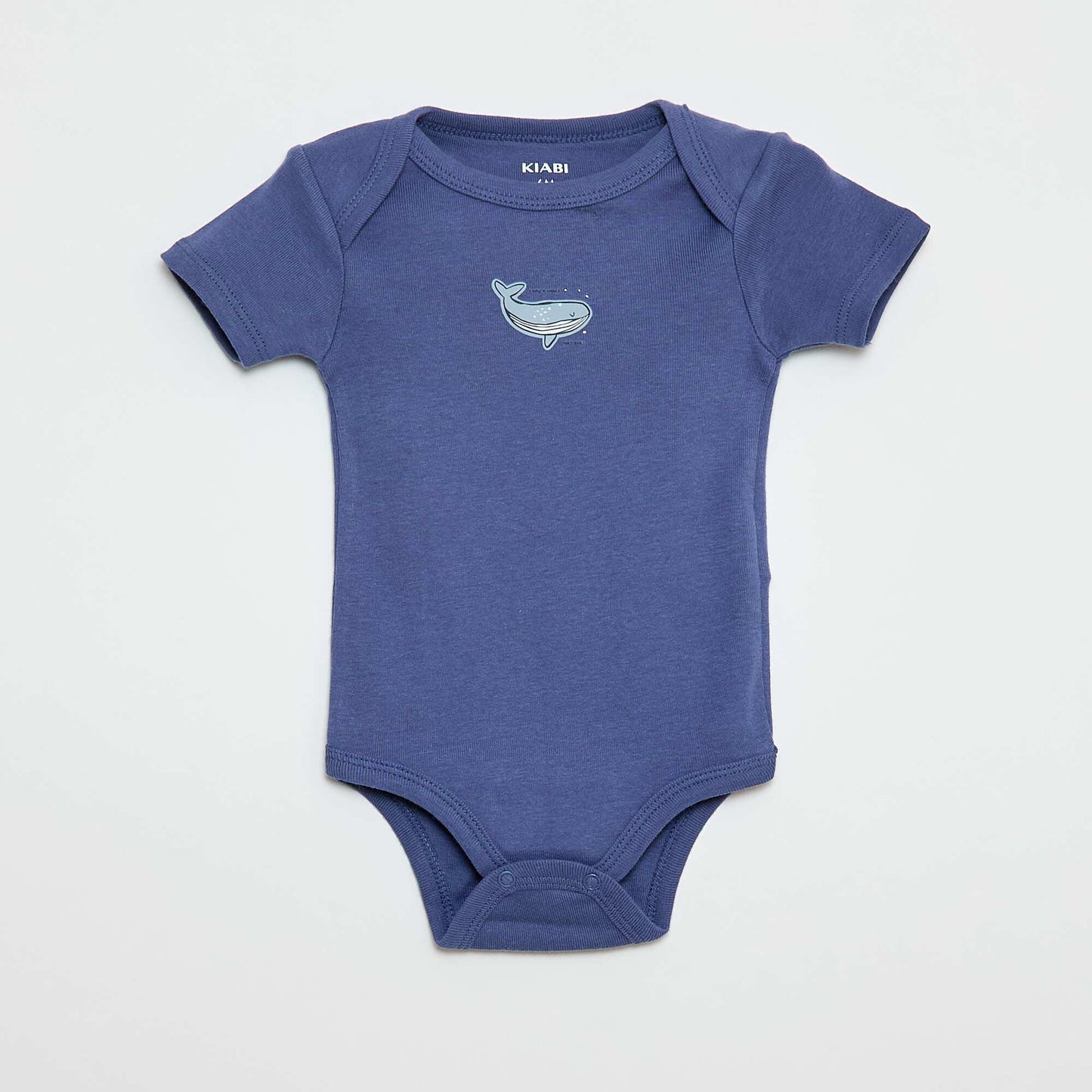 Bodies estampados de algodón - pack de 3 AZUL