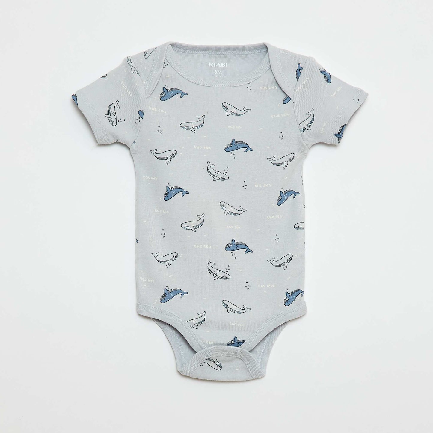 Bodies estampados de algodón - pack de 3 AZUL