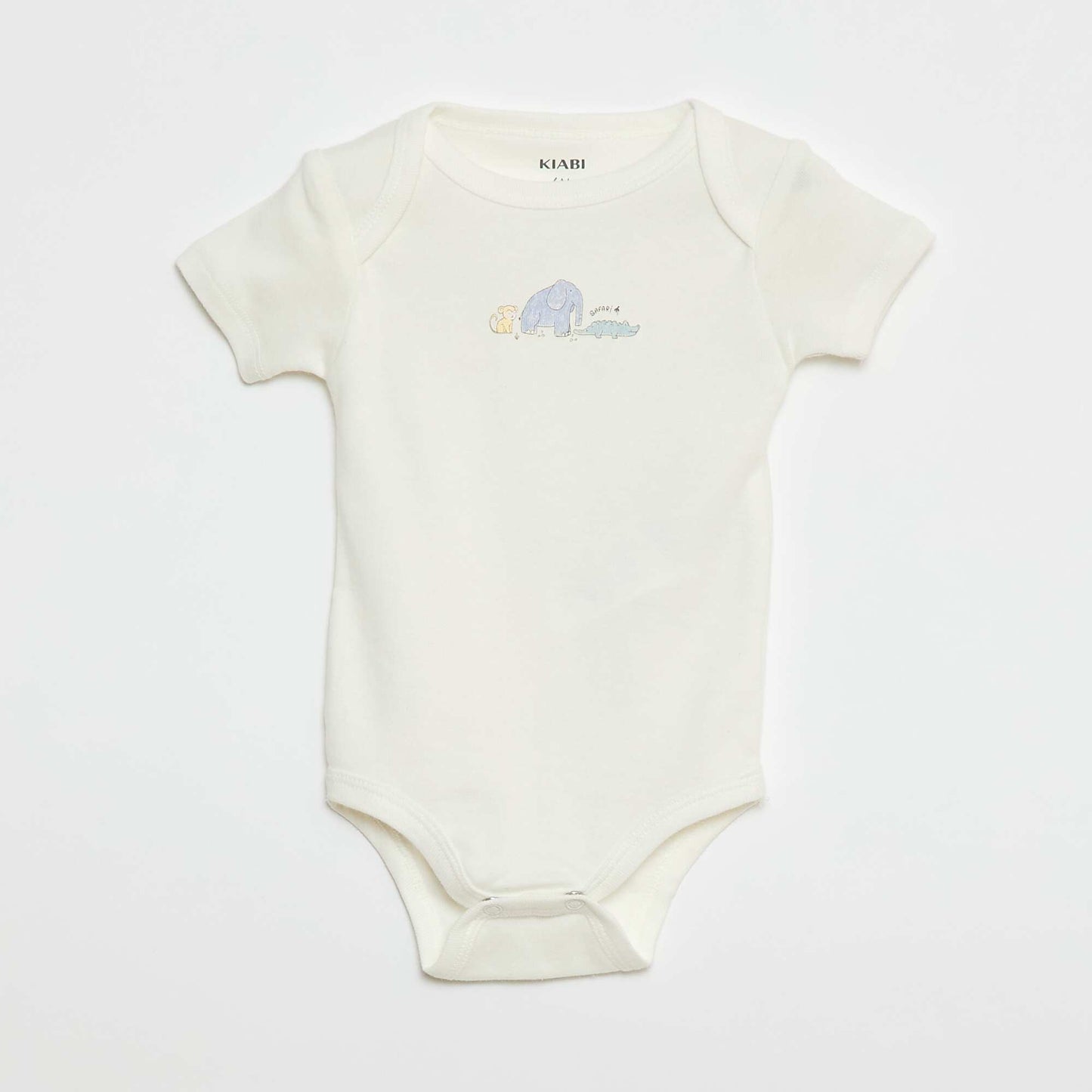 Bodies estampados de algodón - pack de 3 BLANCO