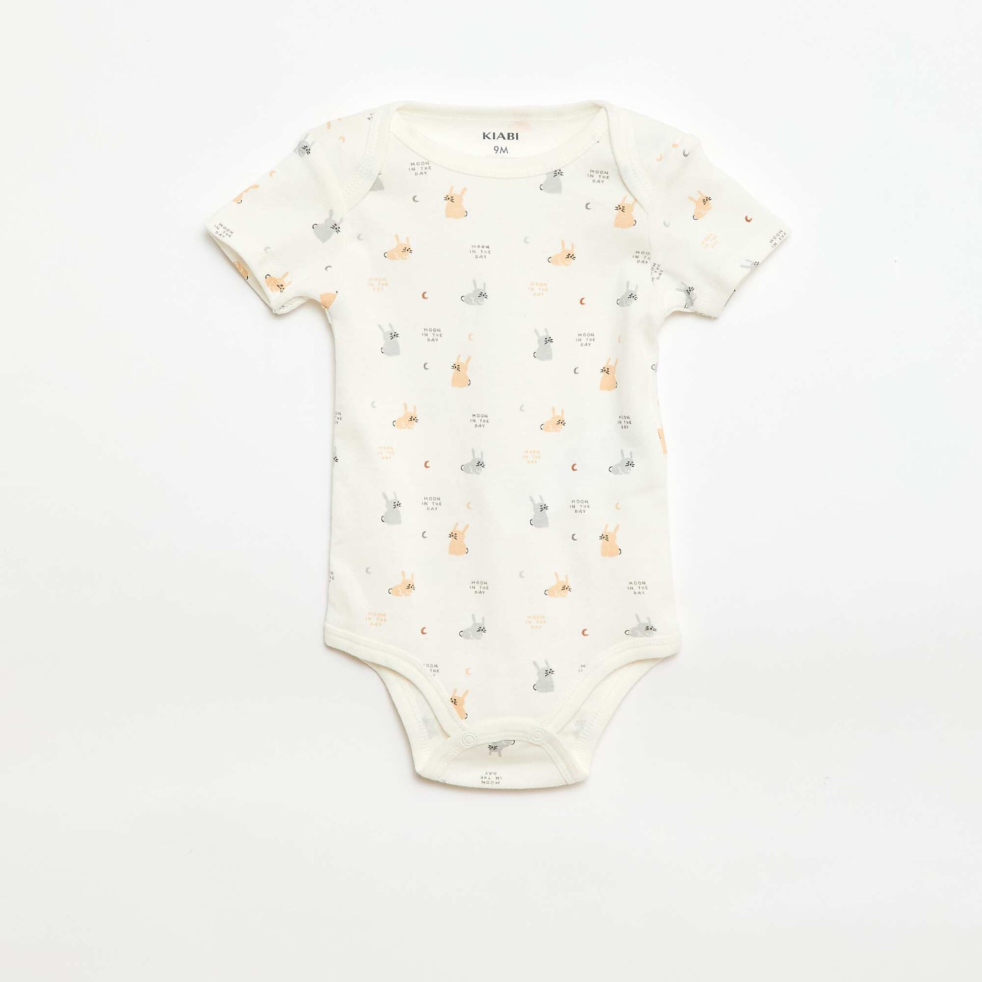 Bodies estampados de algodón - pack de 3 BEIGE