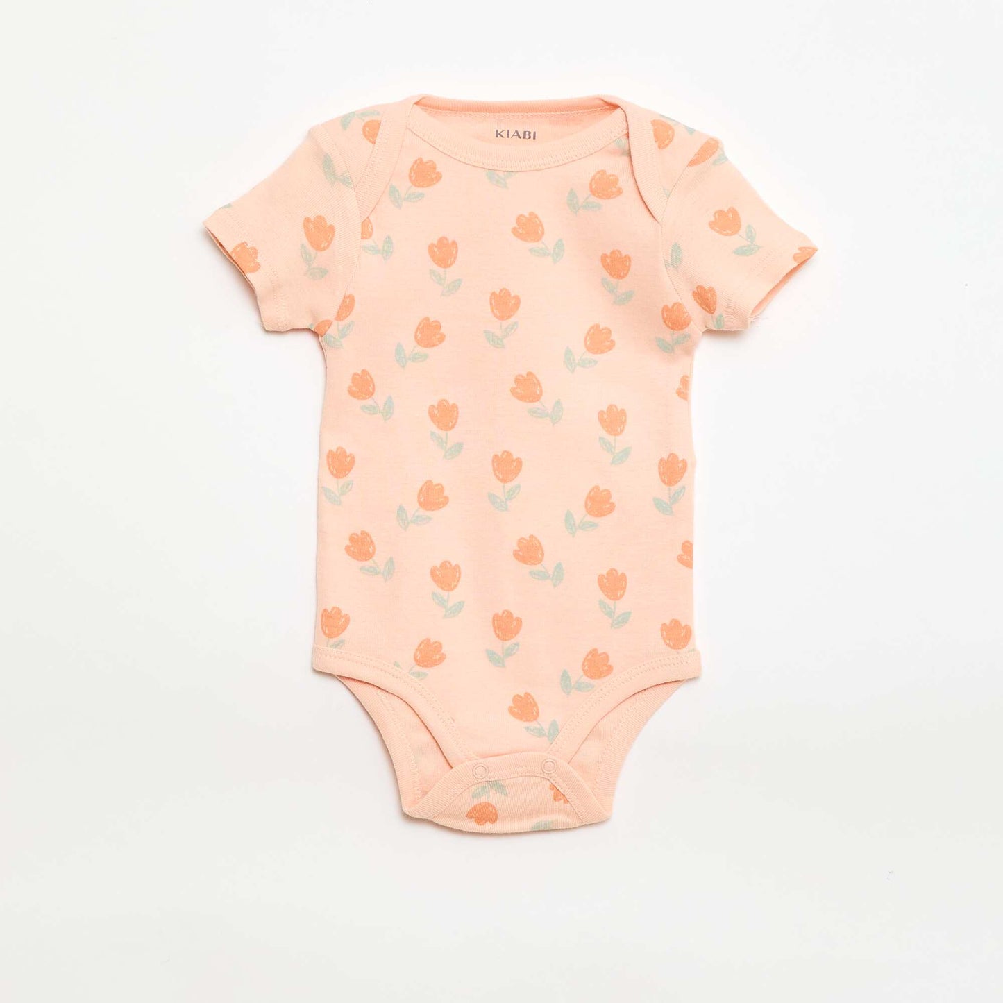 Bodies estampados de algodón - pack de 3 NARANJA