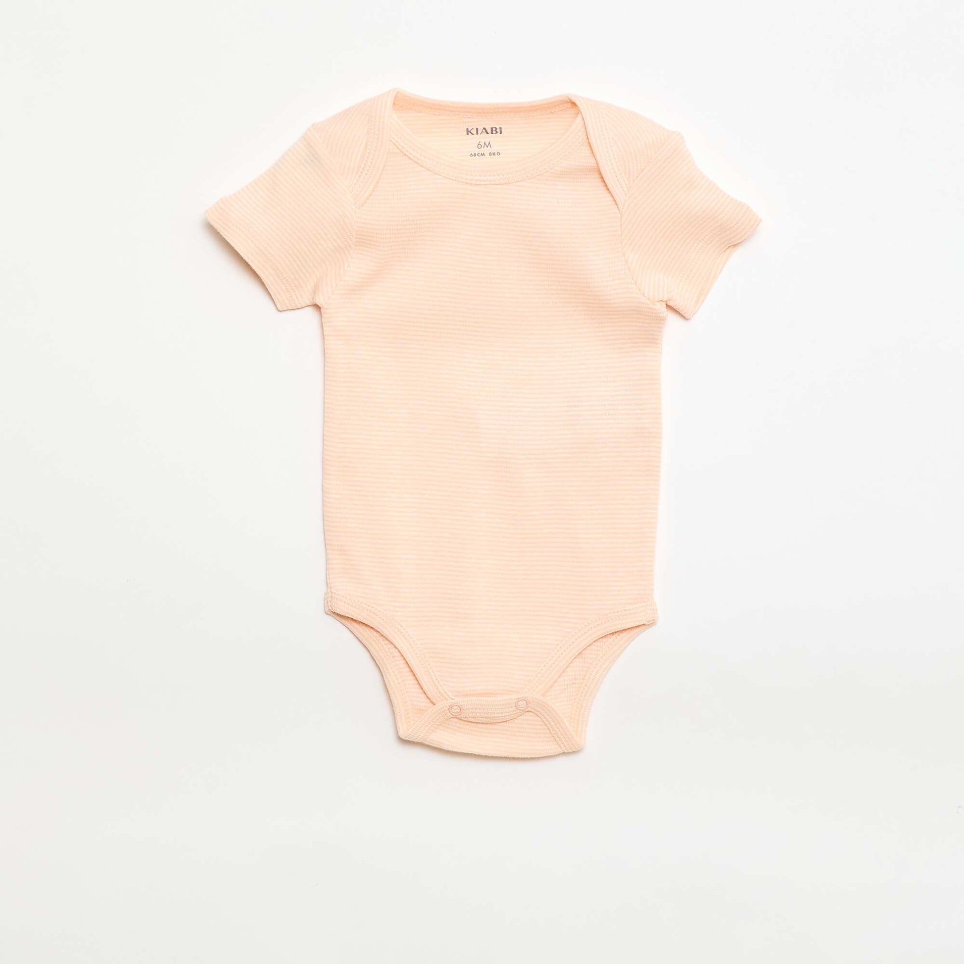Bodies estampados de algodón - pack de 3 NARANJA