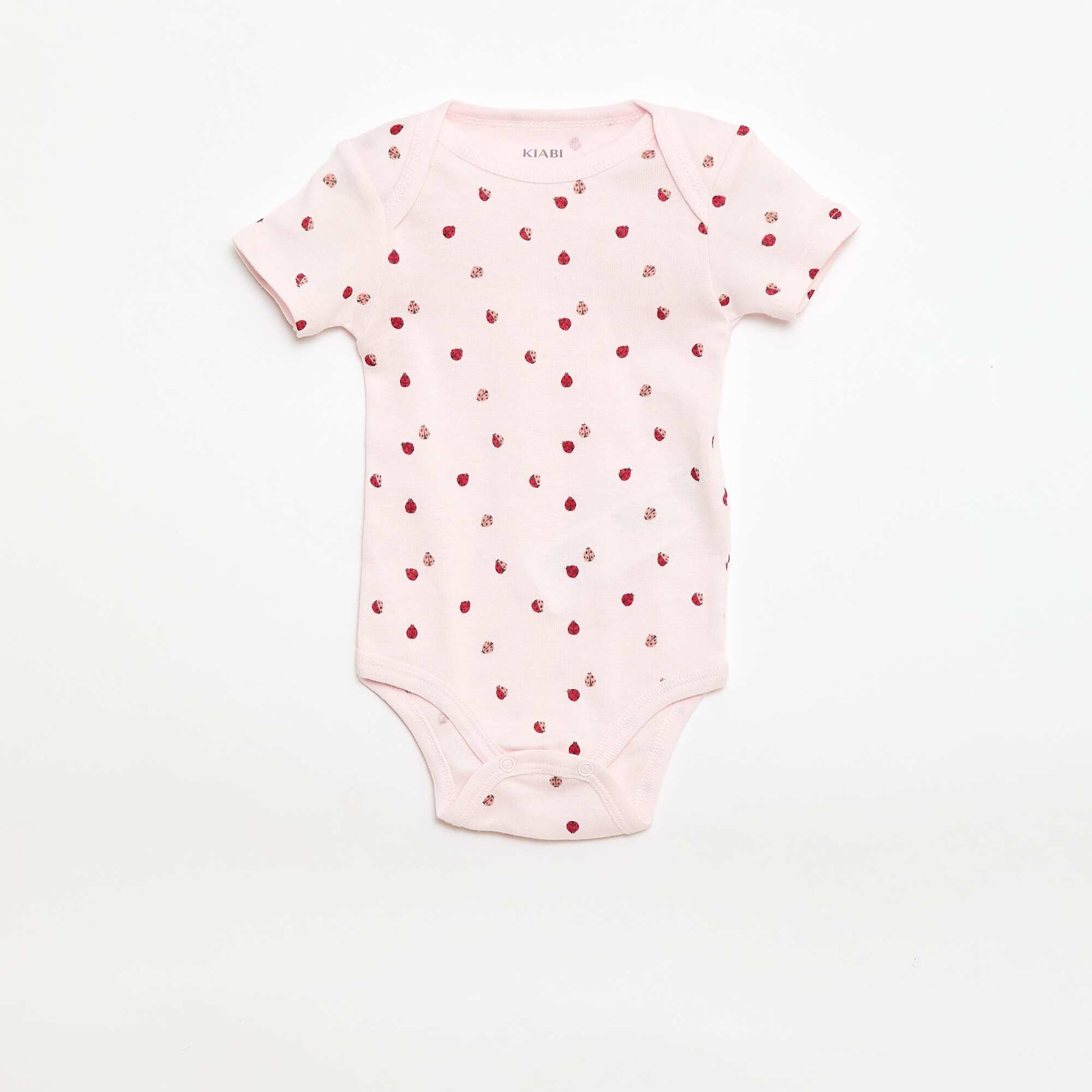 Bodies estampados de algodón - pack de 3 ROSA