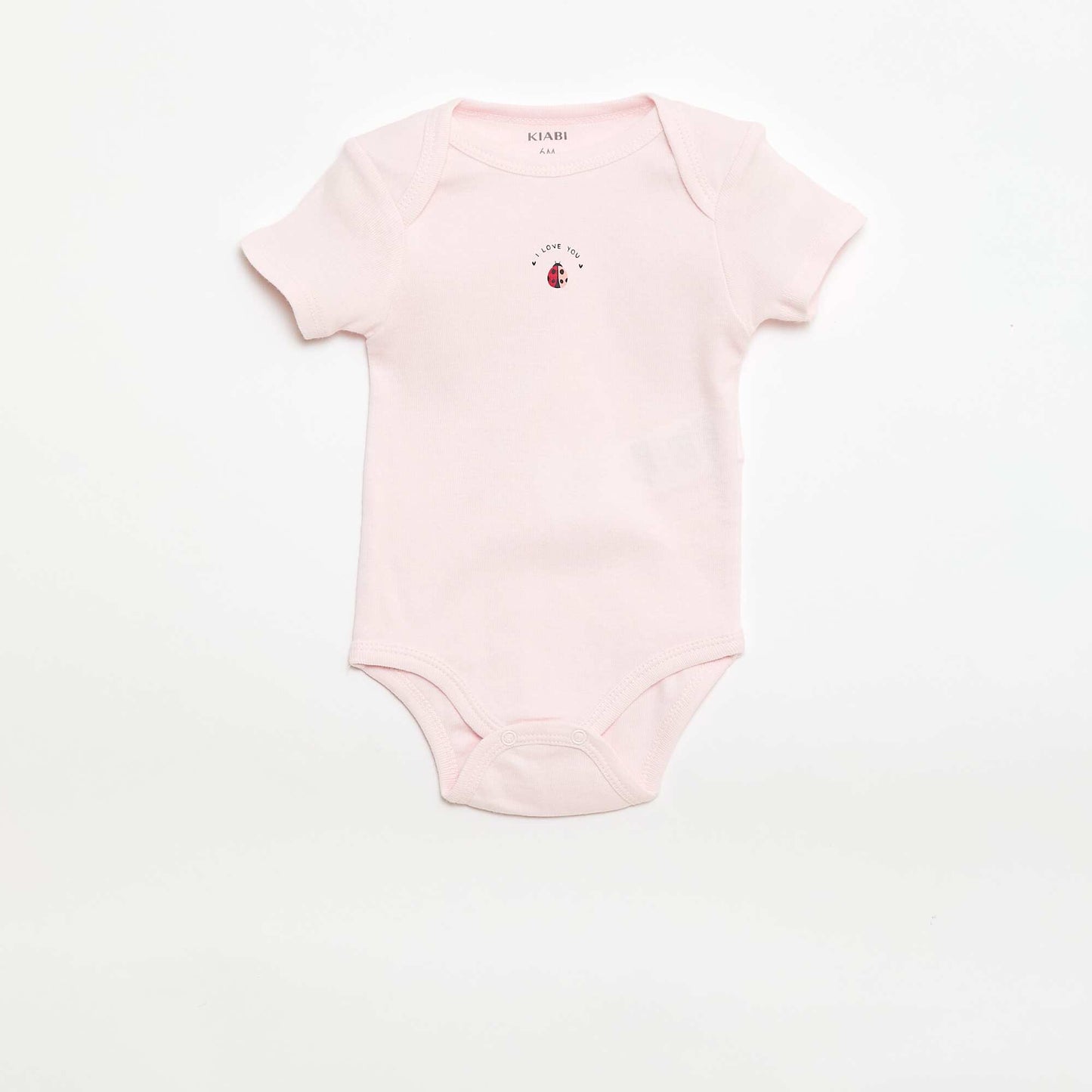 Bodies estampados de algodón - pack de 3 ROSA