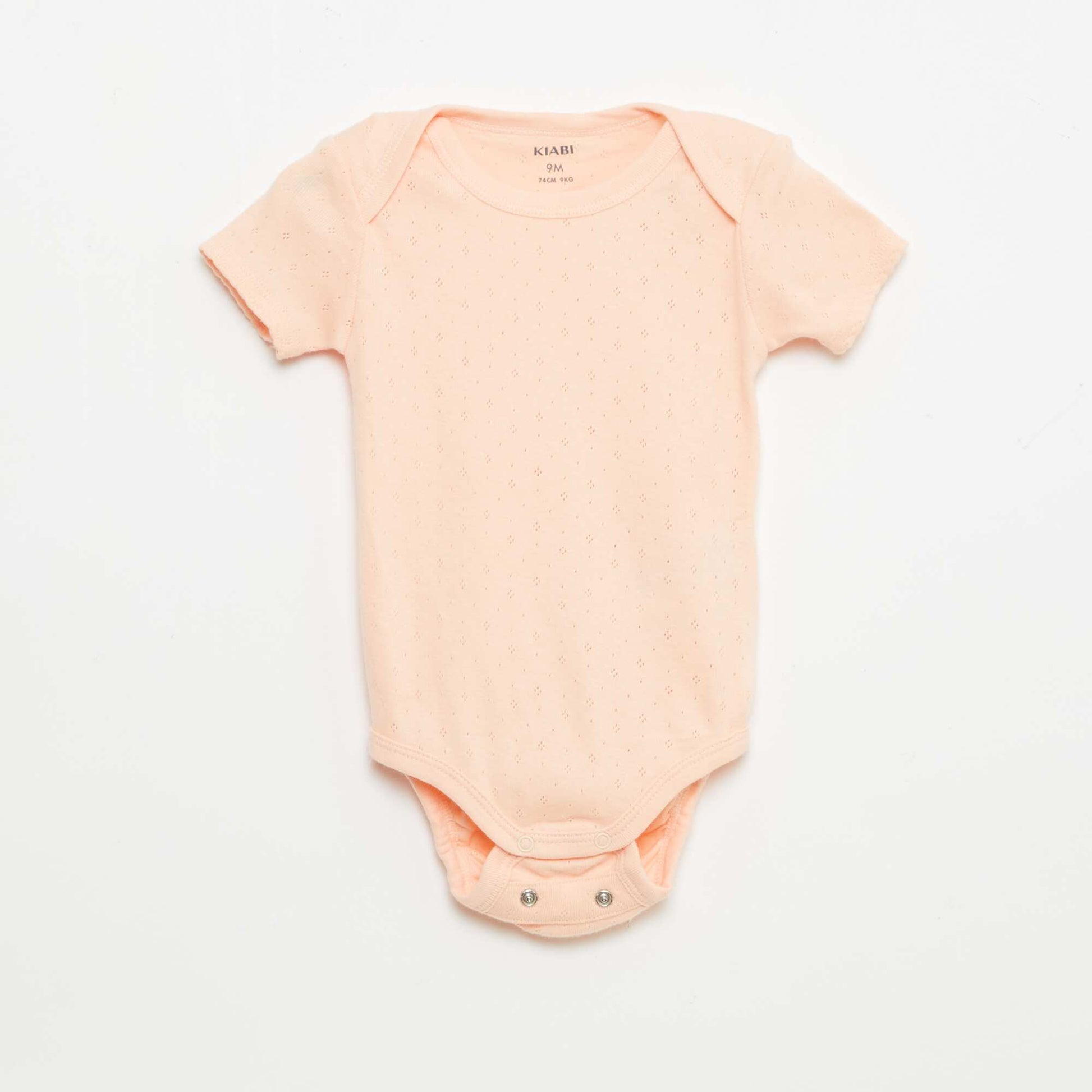 Bodie evolutivo de punto liso - Pack de 3 NARANJA