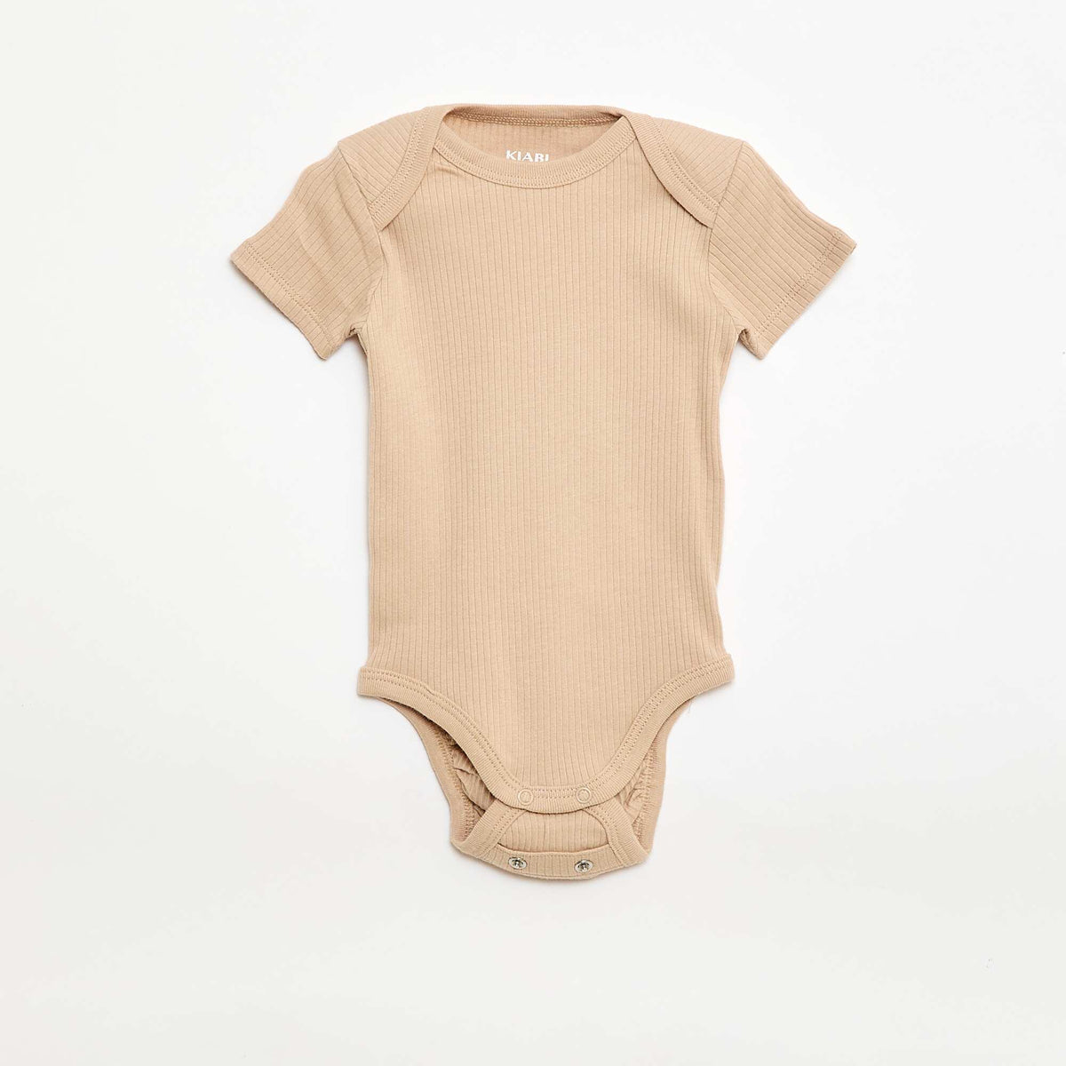 Bodie evolutivo de punto liso - Pack de 3 BEIGE