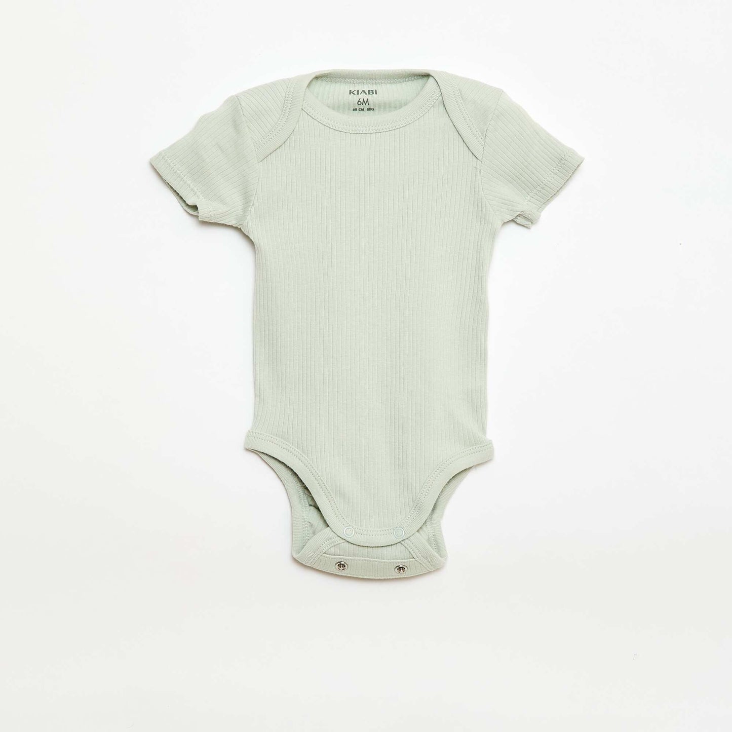 Bodie evolutivo de punto liso - Pack de 3 VERDE