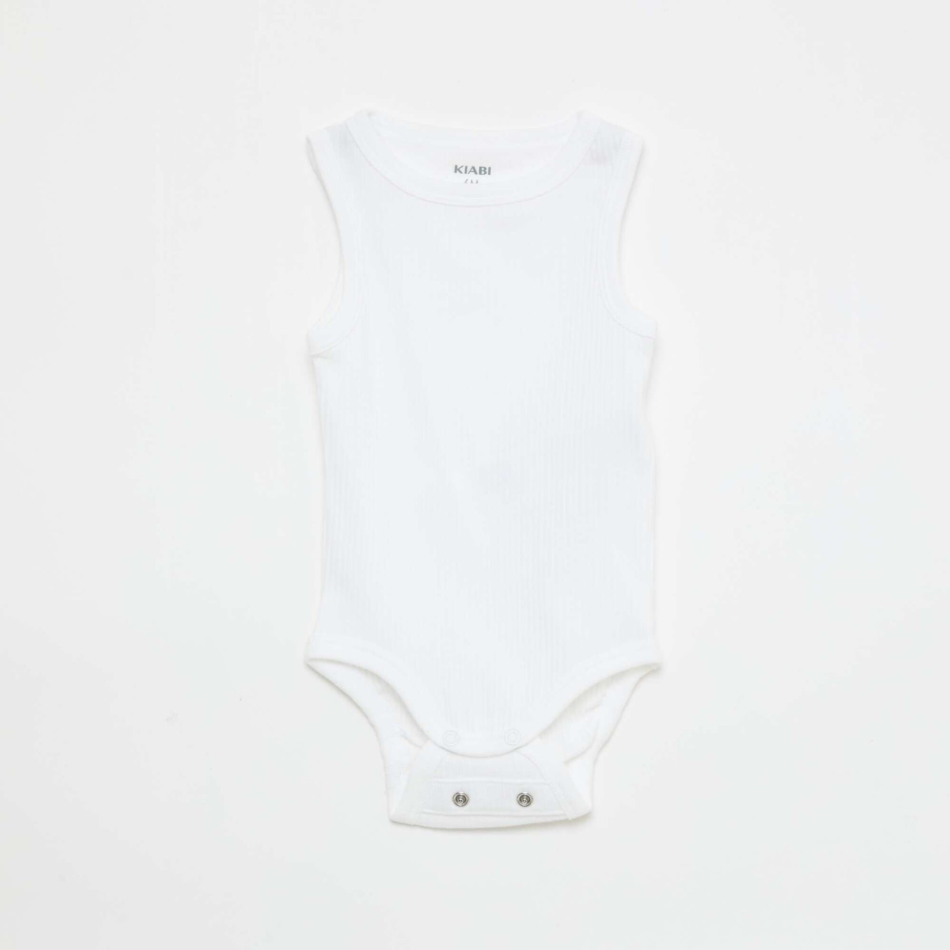 Pack de 3 bodies evolutivos de tirantes lisos BLANCO