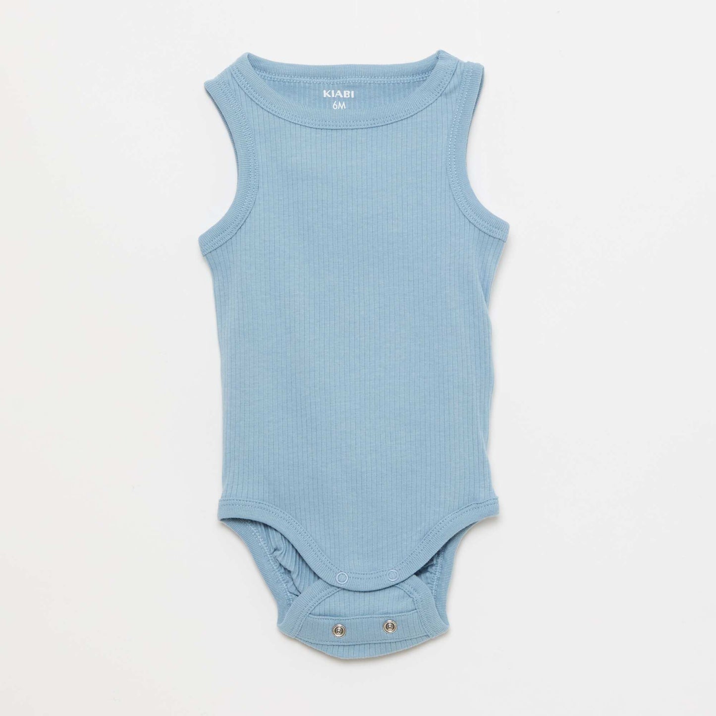 Pack de 3 bodies evolutivos de tirantes lisos AZUL