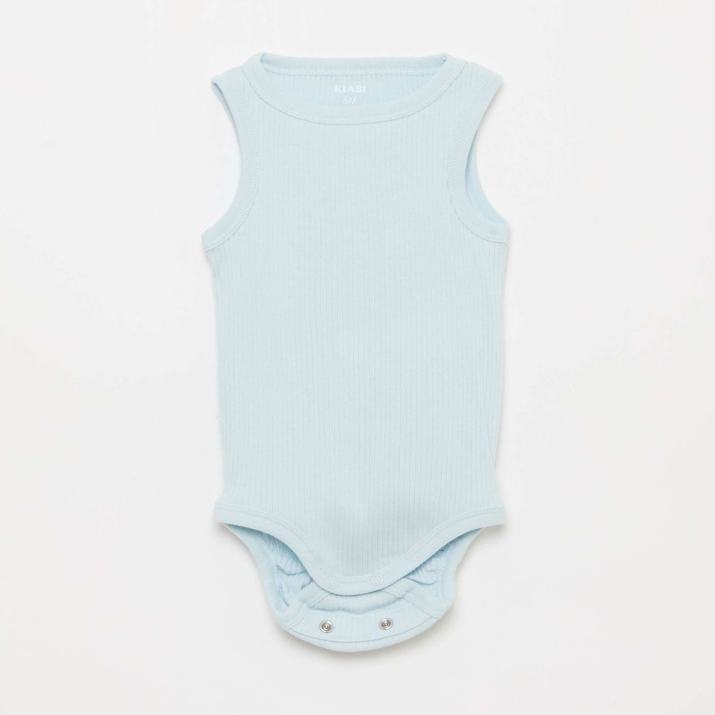 Pack de 3 bodies evolutivos de tirantes lisos AZUL