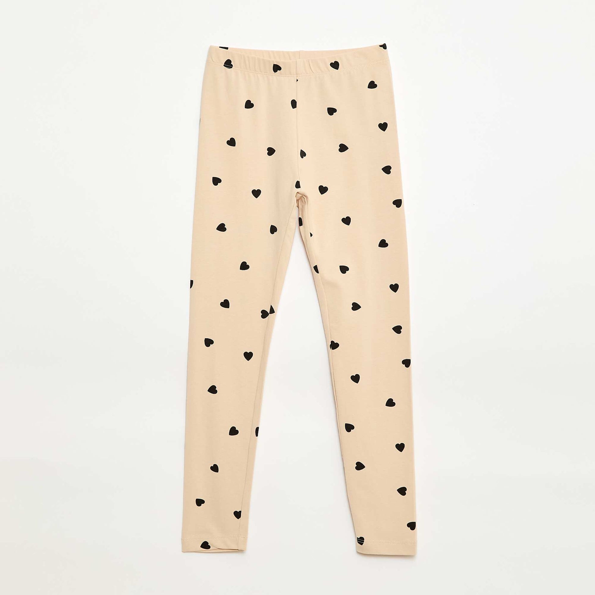Legging largo de punto BEIGE