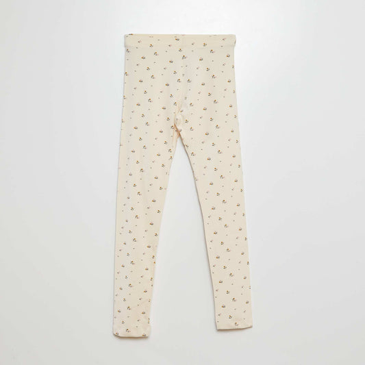 Legging largo de punto BEIGE