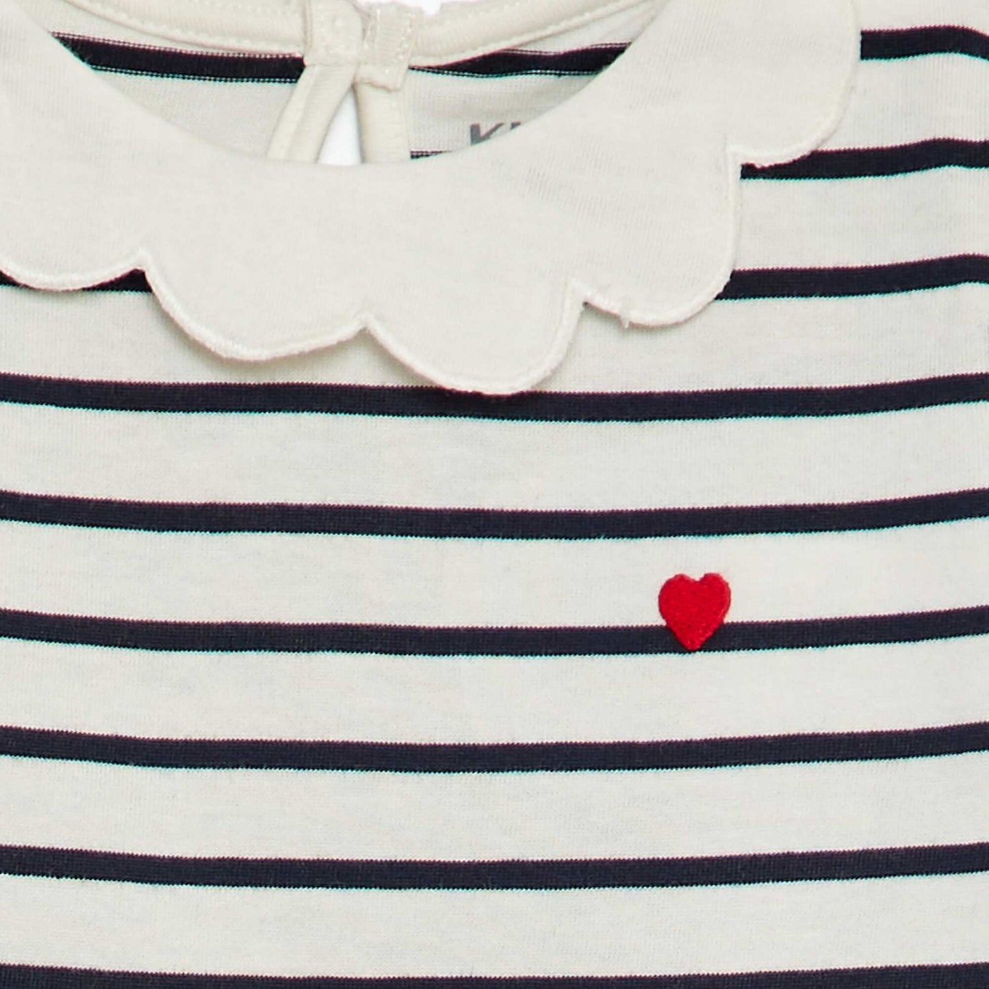 Camiseta con gorguera BLANCO