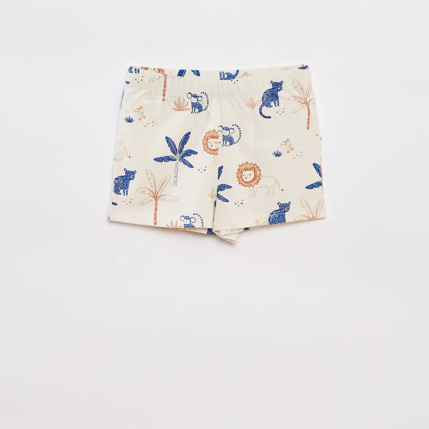 Pijama corto camiseta + short - 2 piezas BEIGE