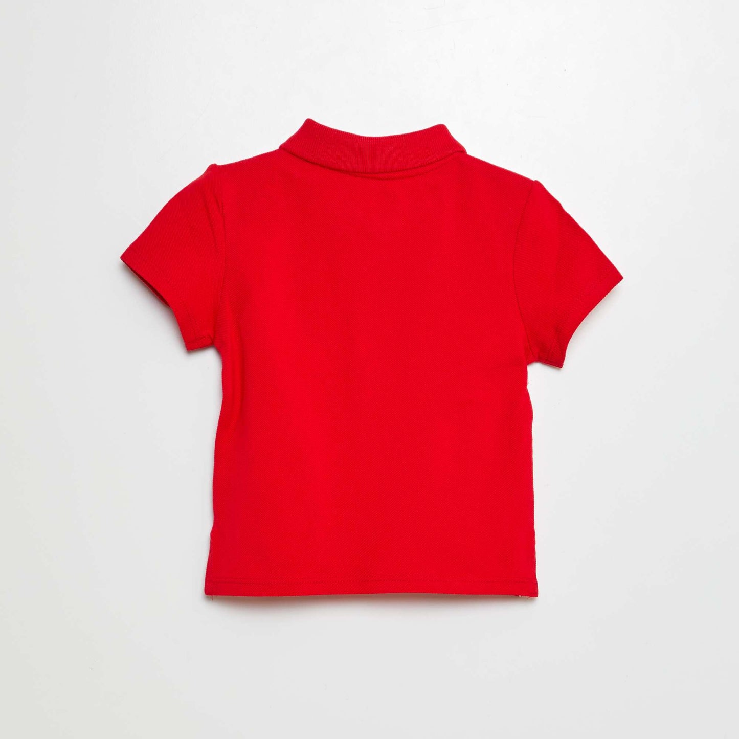 Remera de algodón piqué ROJO