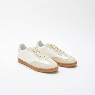 Zapatillas deportivas bajas con cordones BLANCO