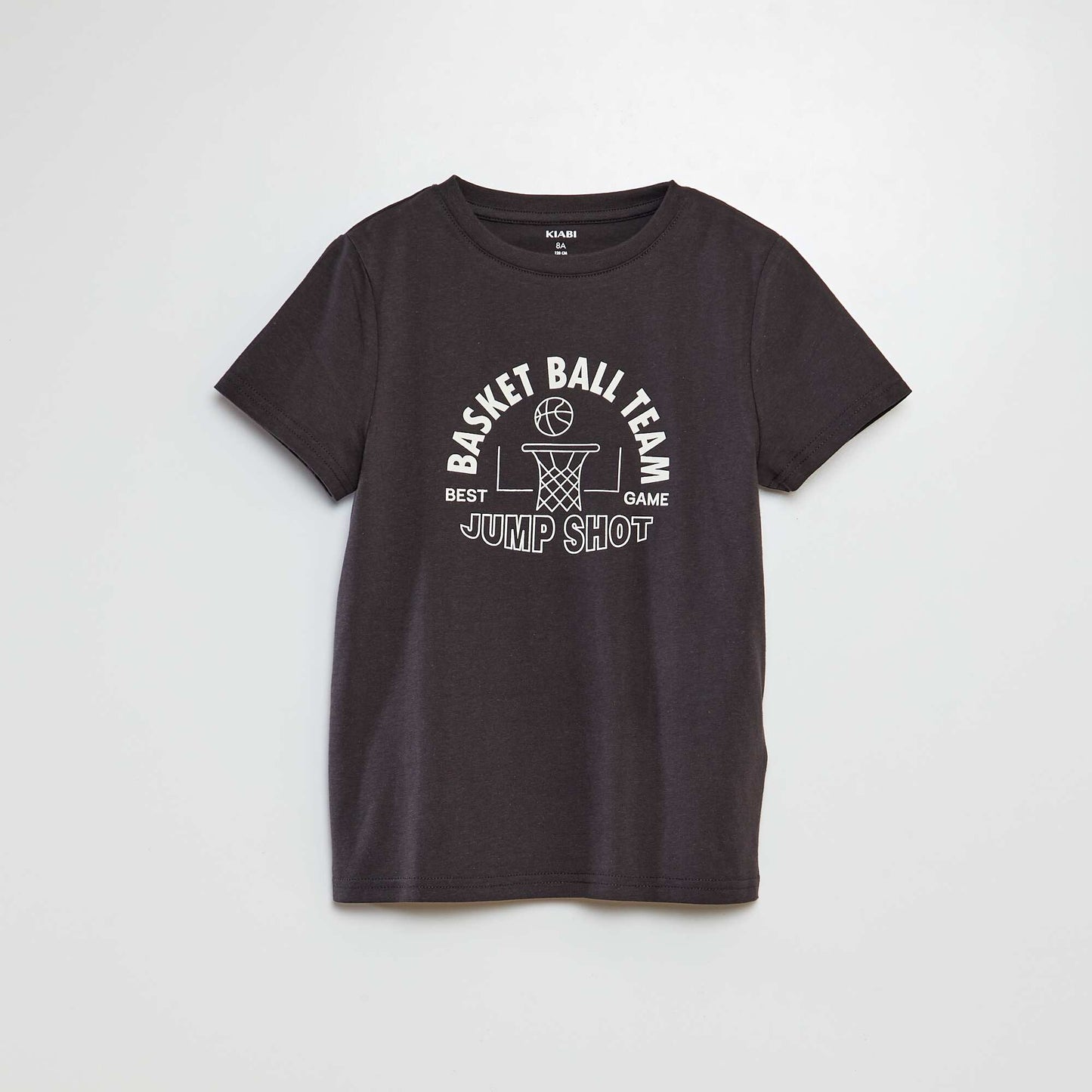 Camiseta estampada de manga corta GRIS