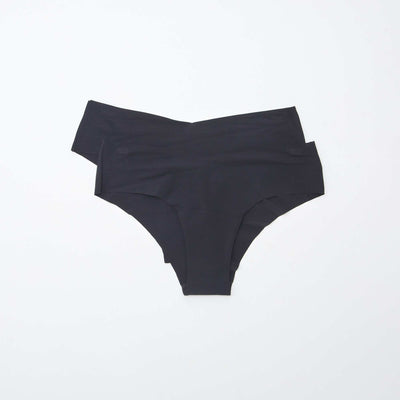 Pack de 2 culottes invisibles de microfibra NEGRO