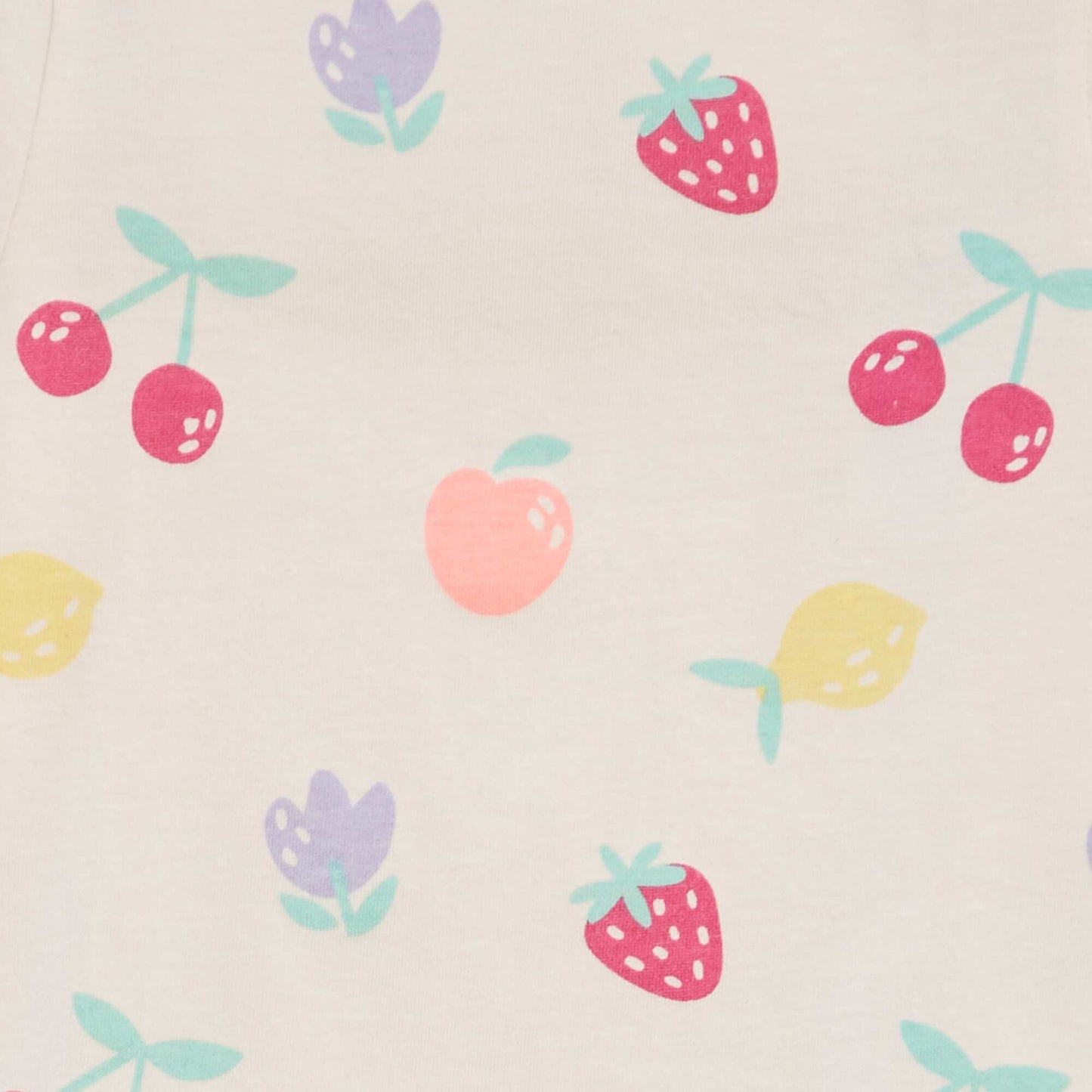 Camiseta estampada de manga corta con volantes ROSA