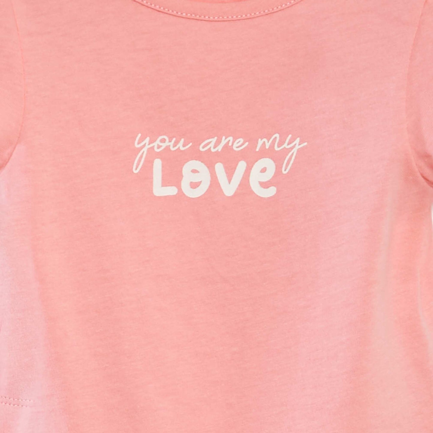 Camiseta estampada de algodón ROSA