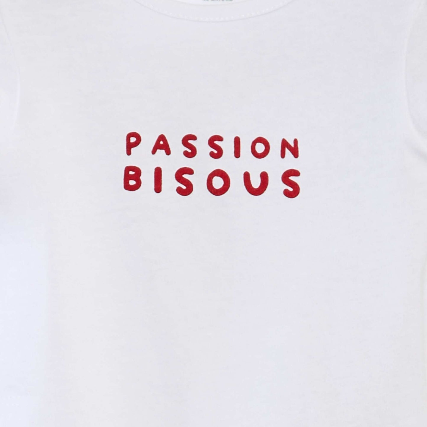 Camiseta estampada de algodón BLANCO