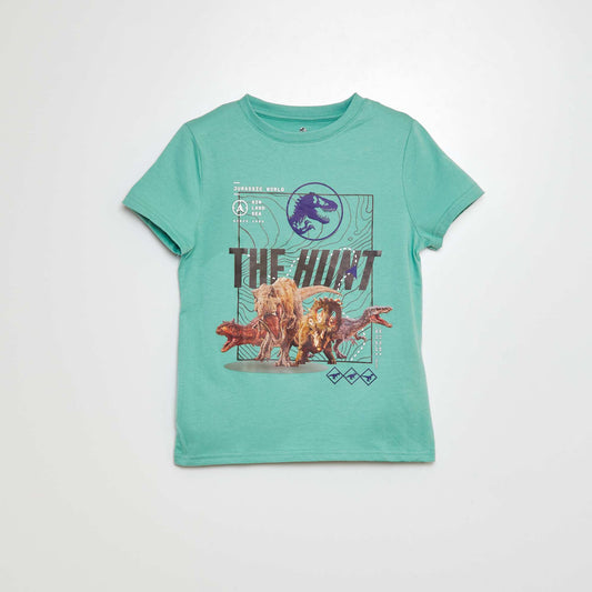 Camiseta de manga corta 'Jurassic World' VERDE